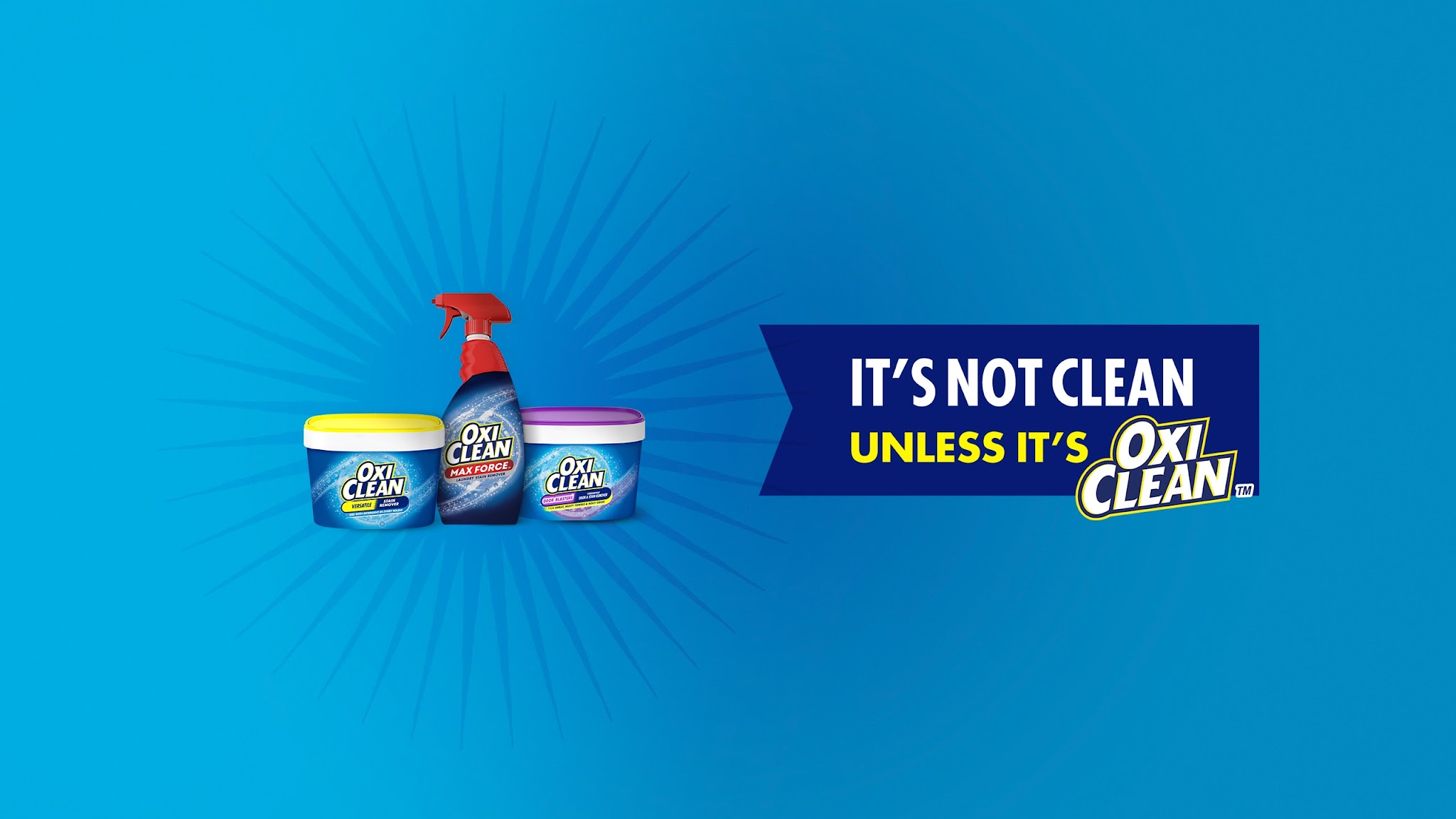 OxiClean YouTube banner