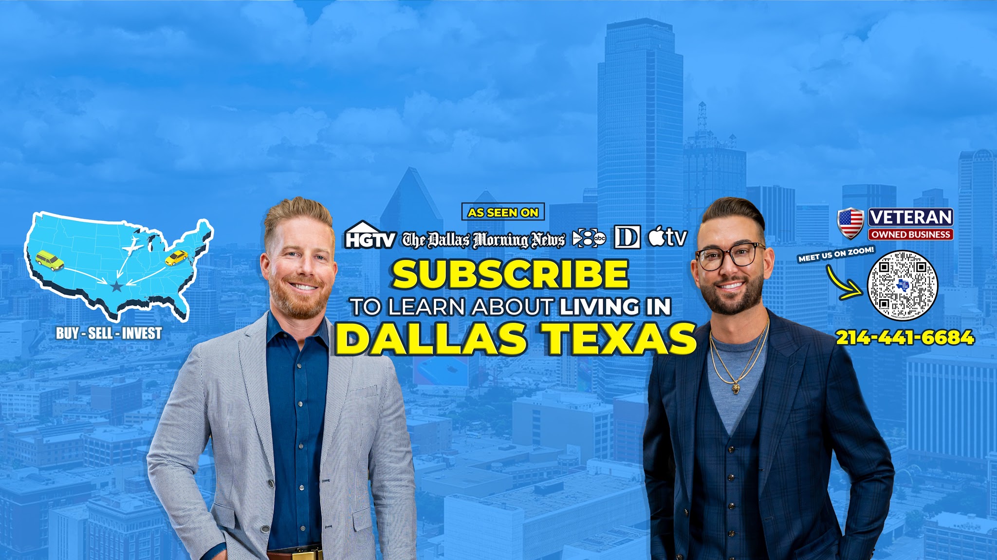 LIVING IN DALLAS TEXAS YouTube banner