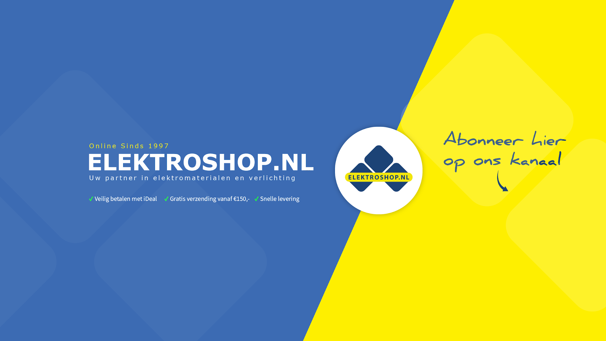 Elektroshop.nl YouTube banner