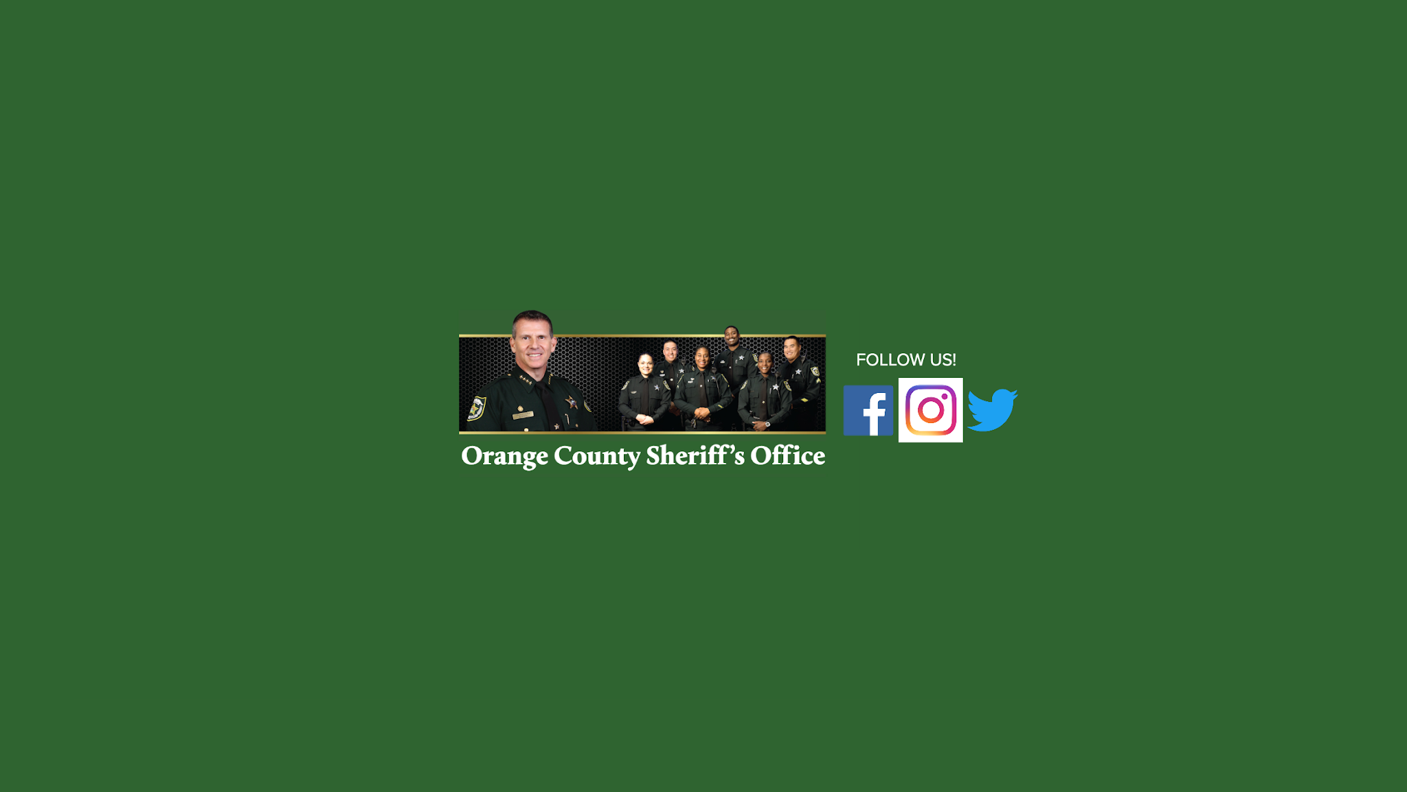 Orange County Sheriff's Office  YouTube banner