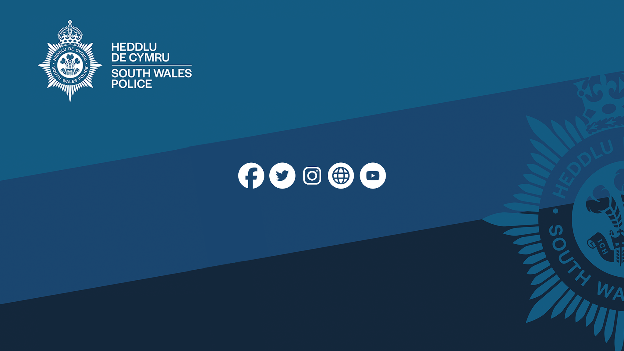 South Wales Police YouTube banner