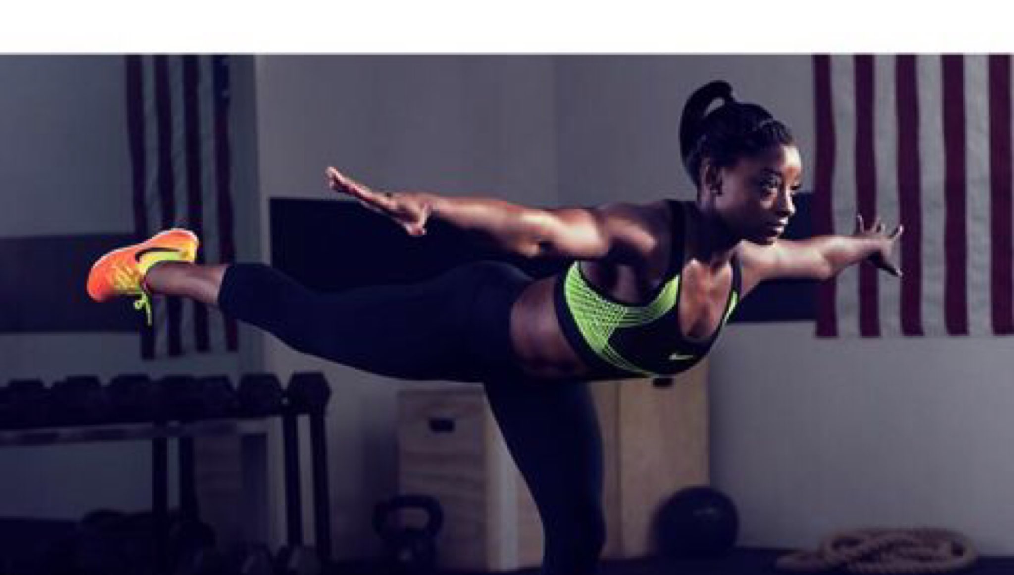 Simone Biles YouTube banner