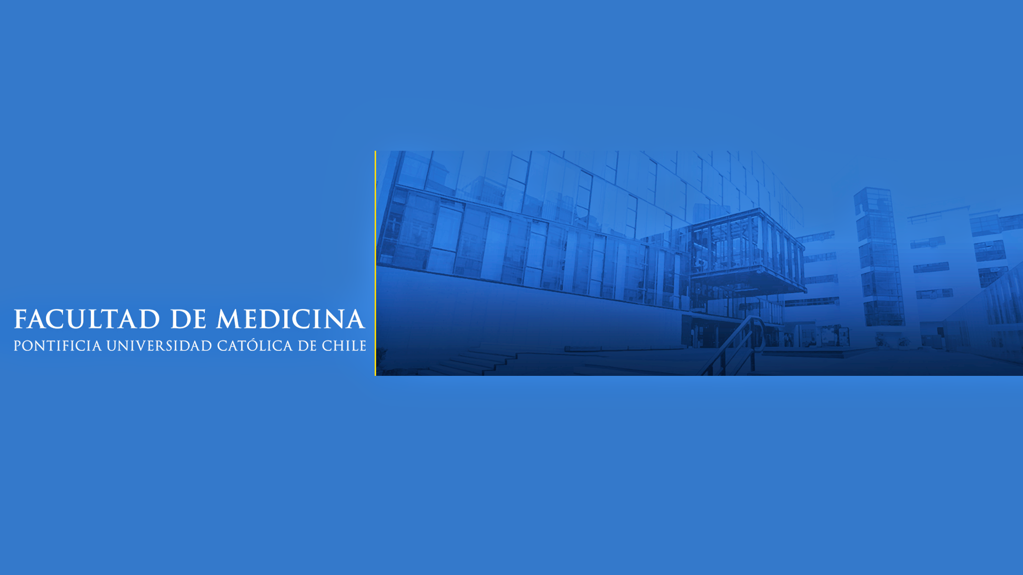 Facultad de Medicina UC YouTube banner