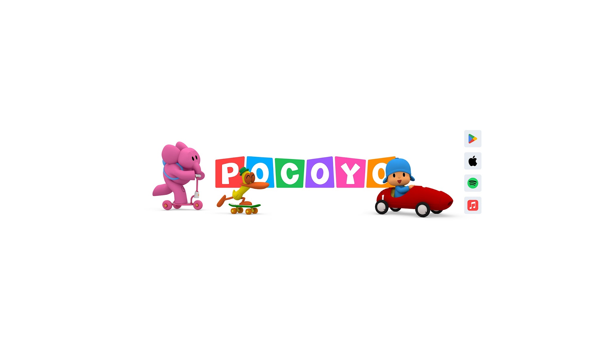 Pocoyo English - Official Channel YouTube banner