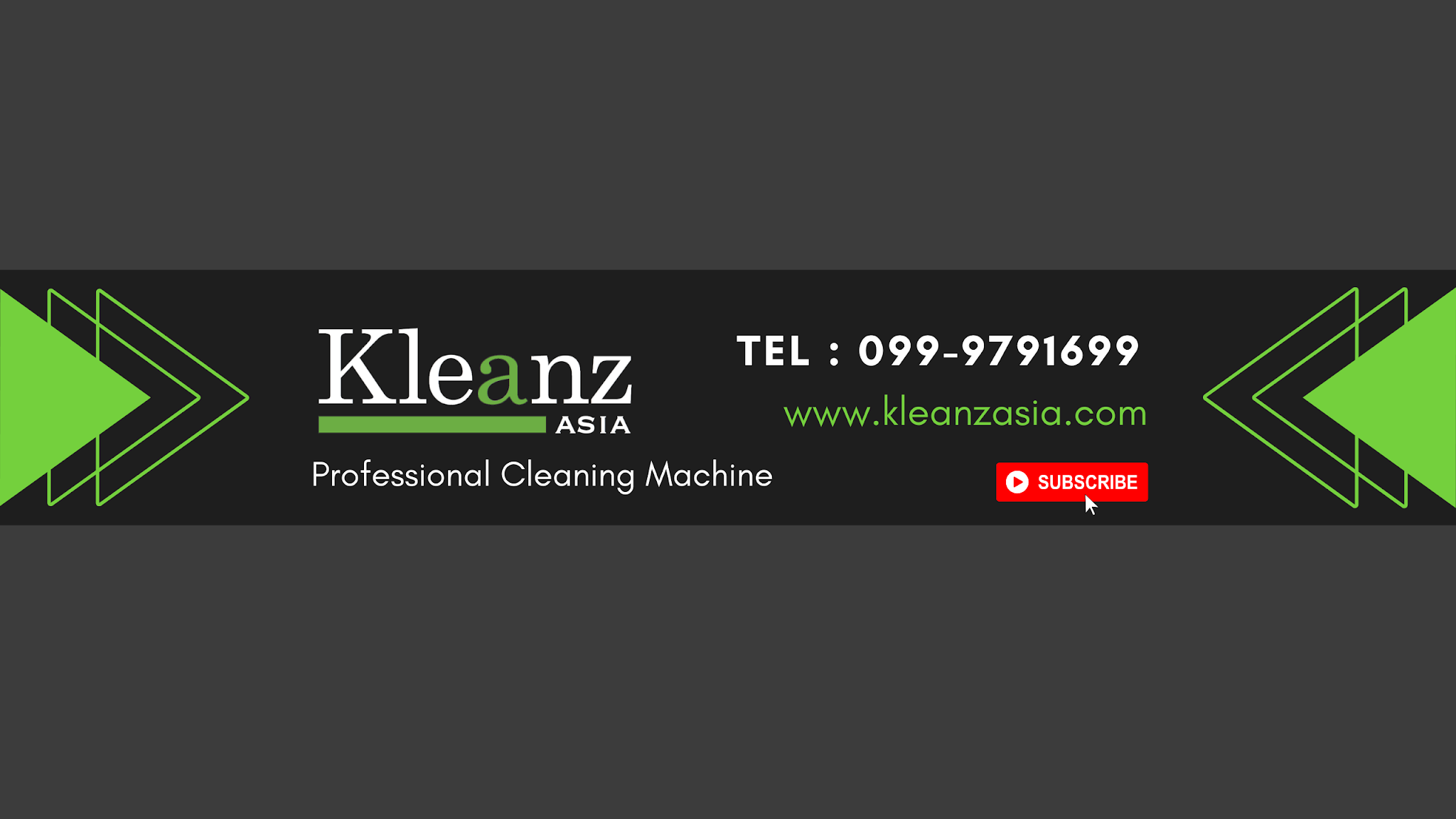 Kleanz Asia Cleaning Machine YouTube banner