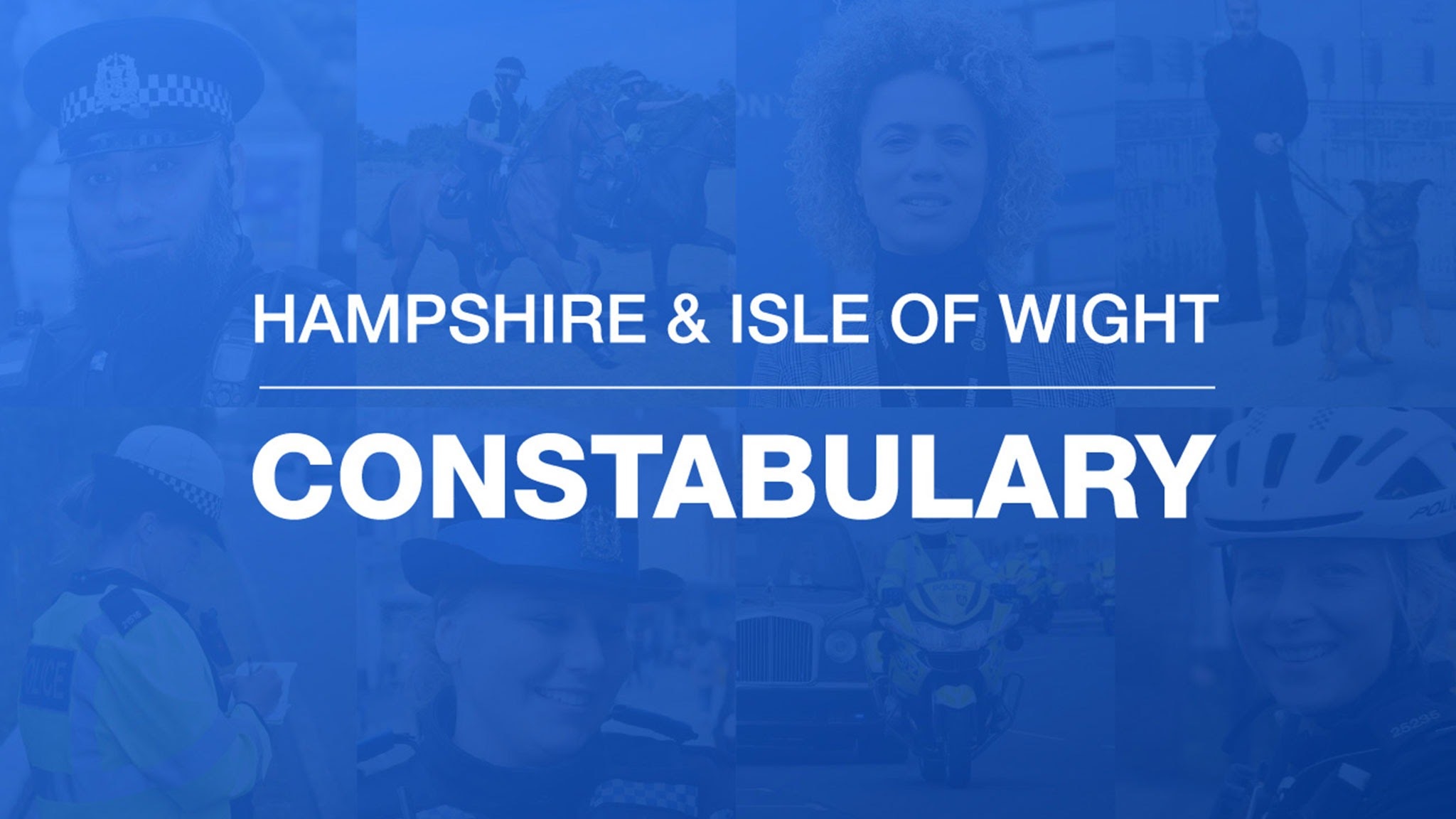 Hampshire Constabulary YouTube banner