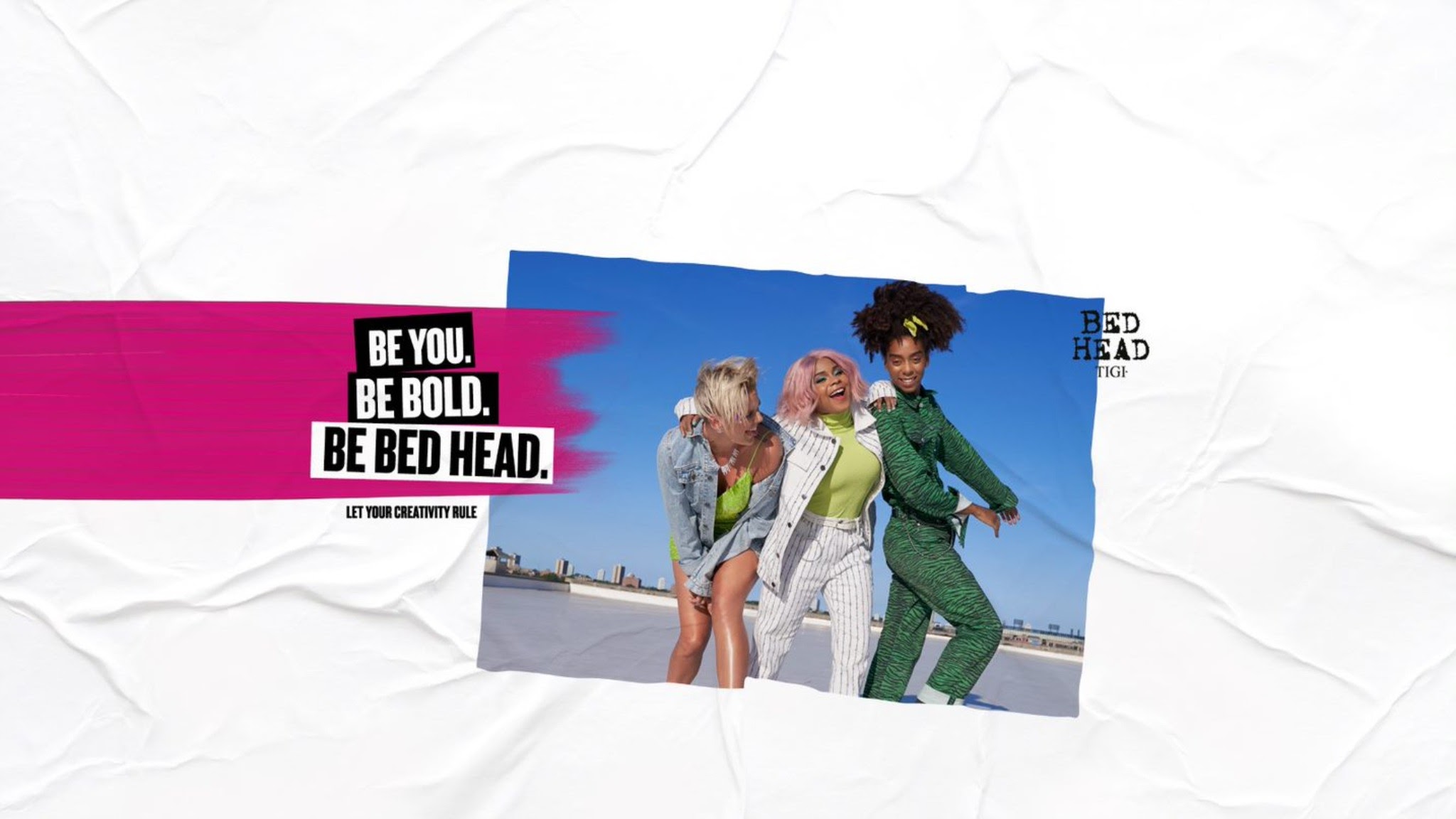 BedheadbyTIGI YouTube banner