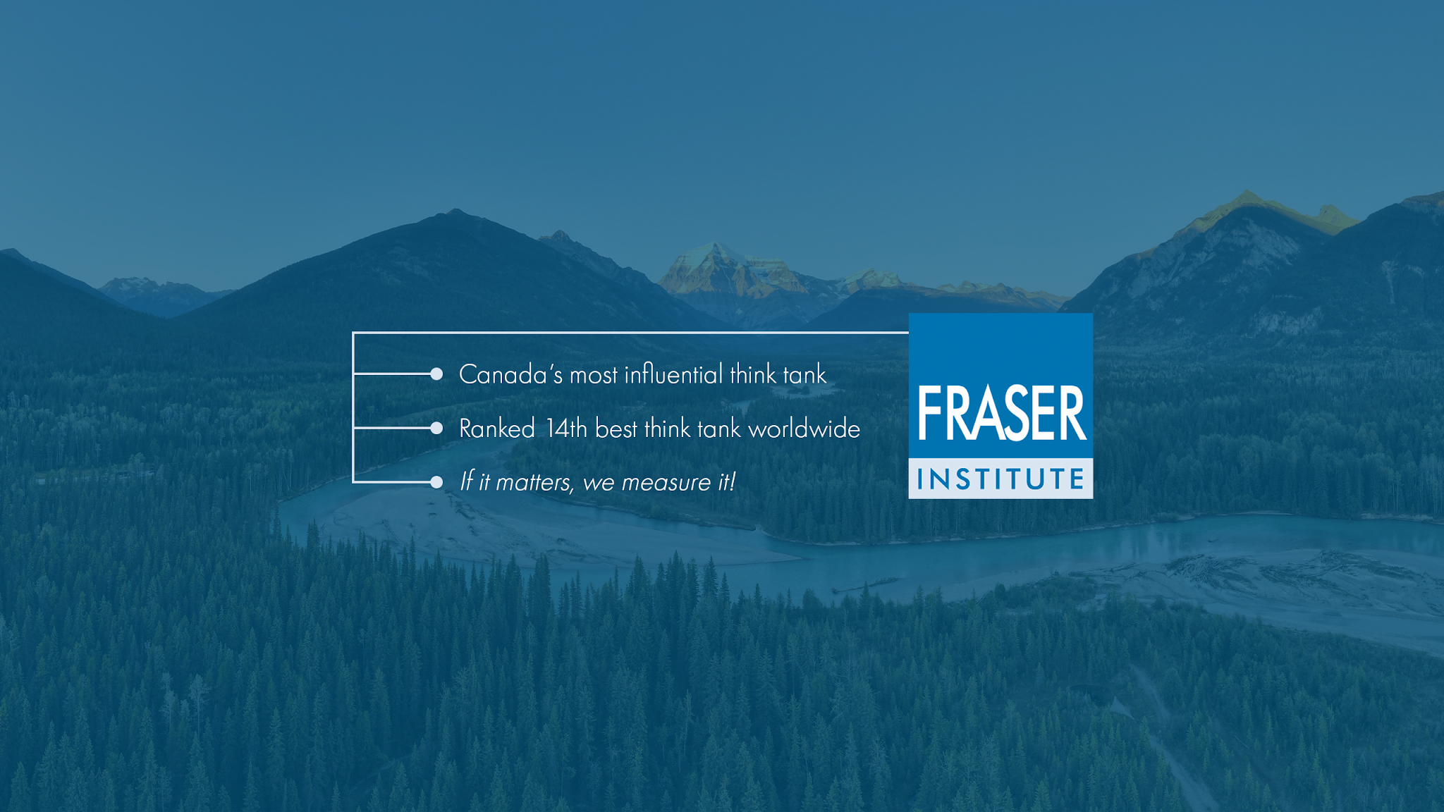 The Fraser Institute YouTube banner