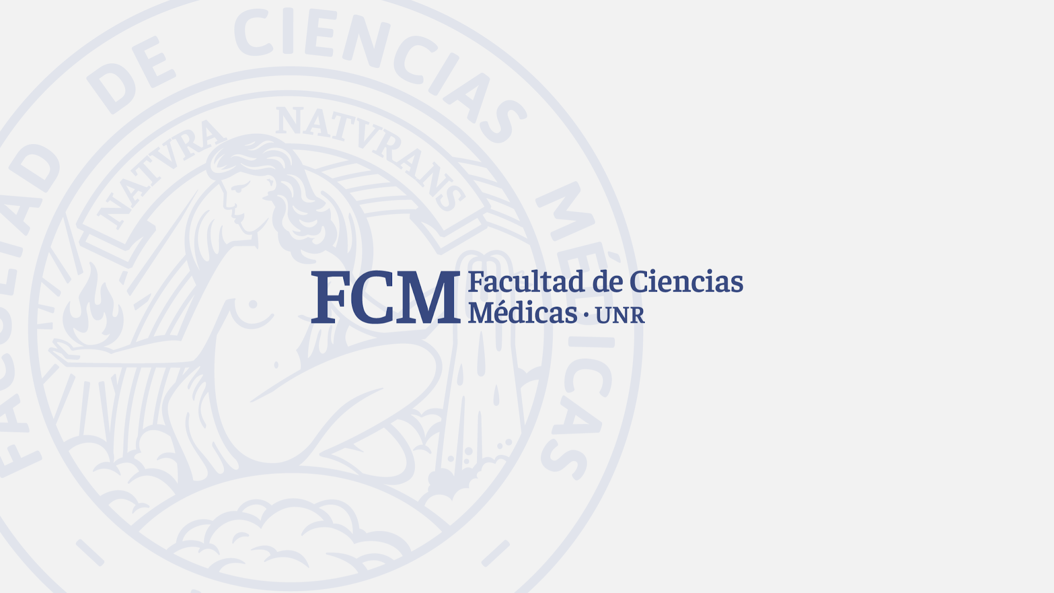 Facultad de Ciencias Médicas UNR YouTube banner