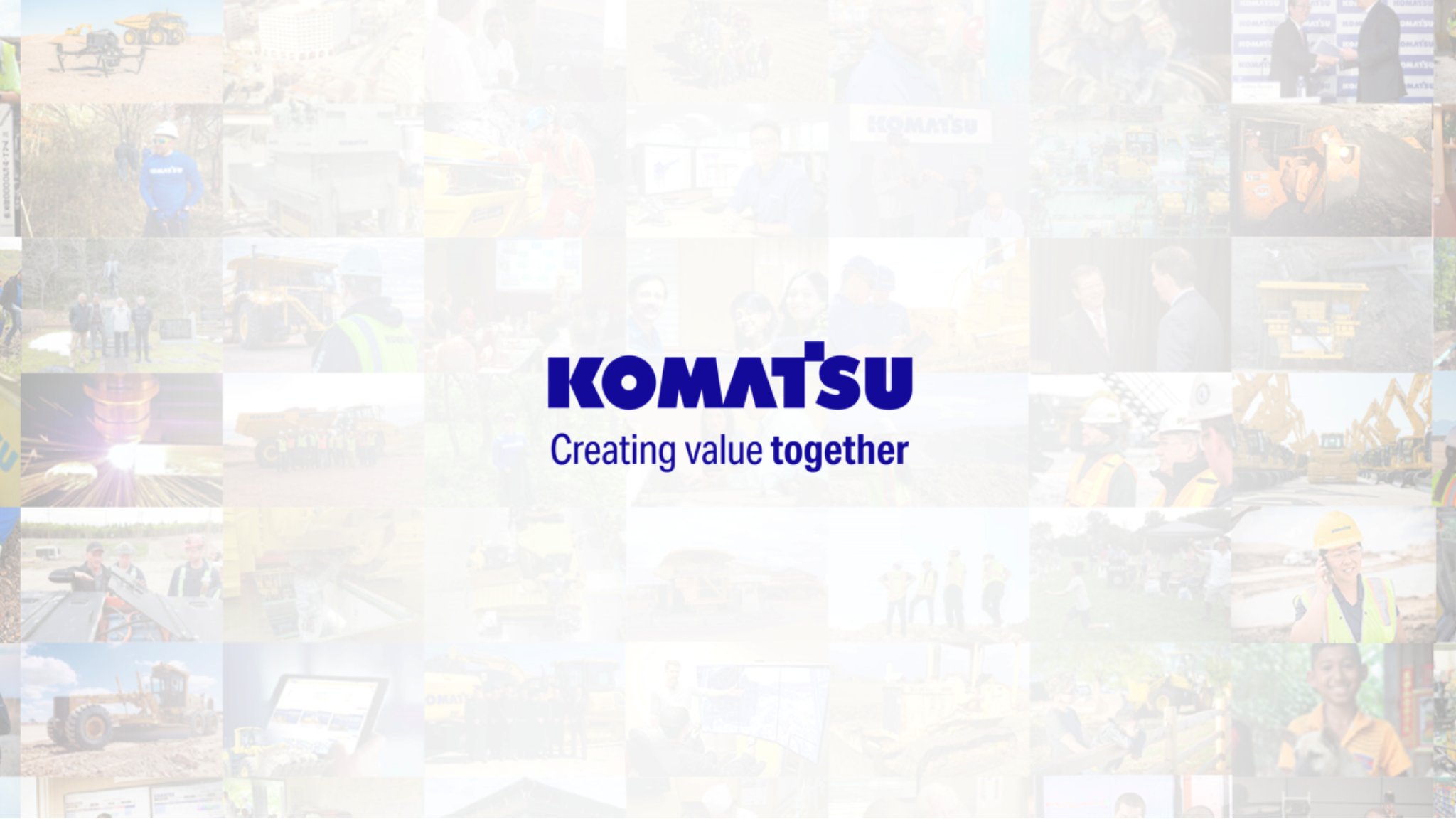 Komatsu YouTube banner