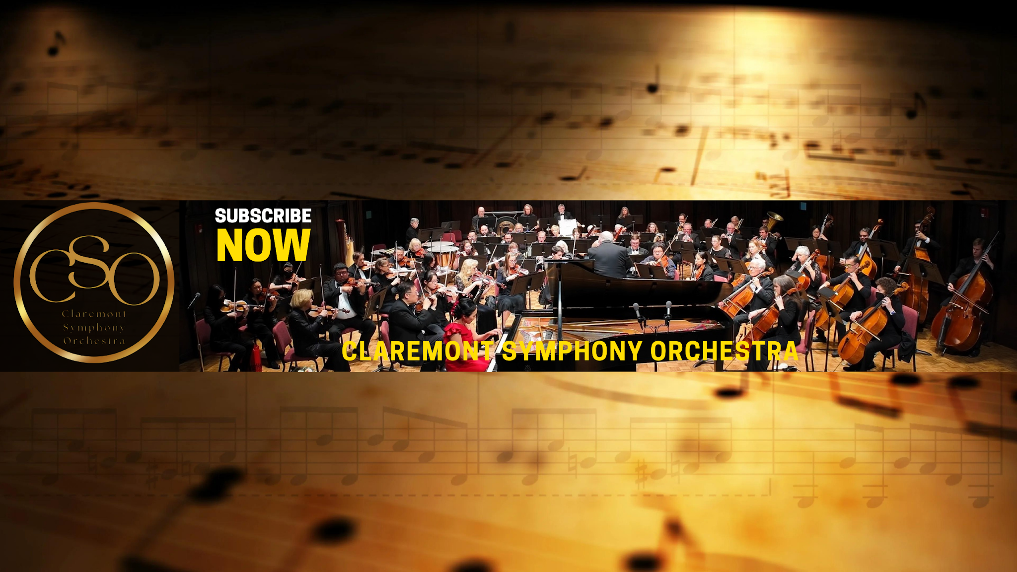 Claremont Symphony Orchestra YouTube banner