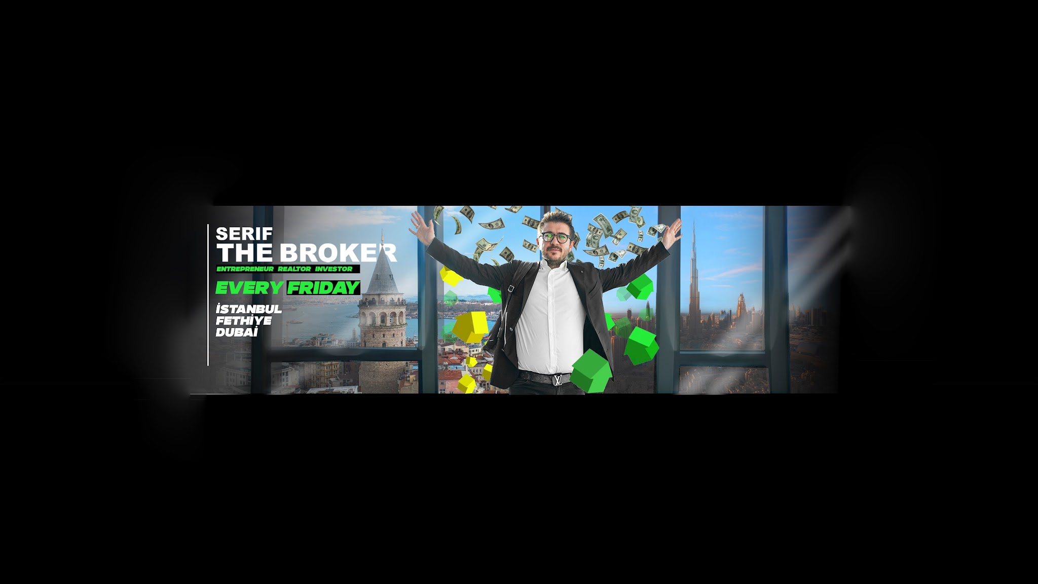 Serif The Broker YouTube banner