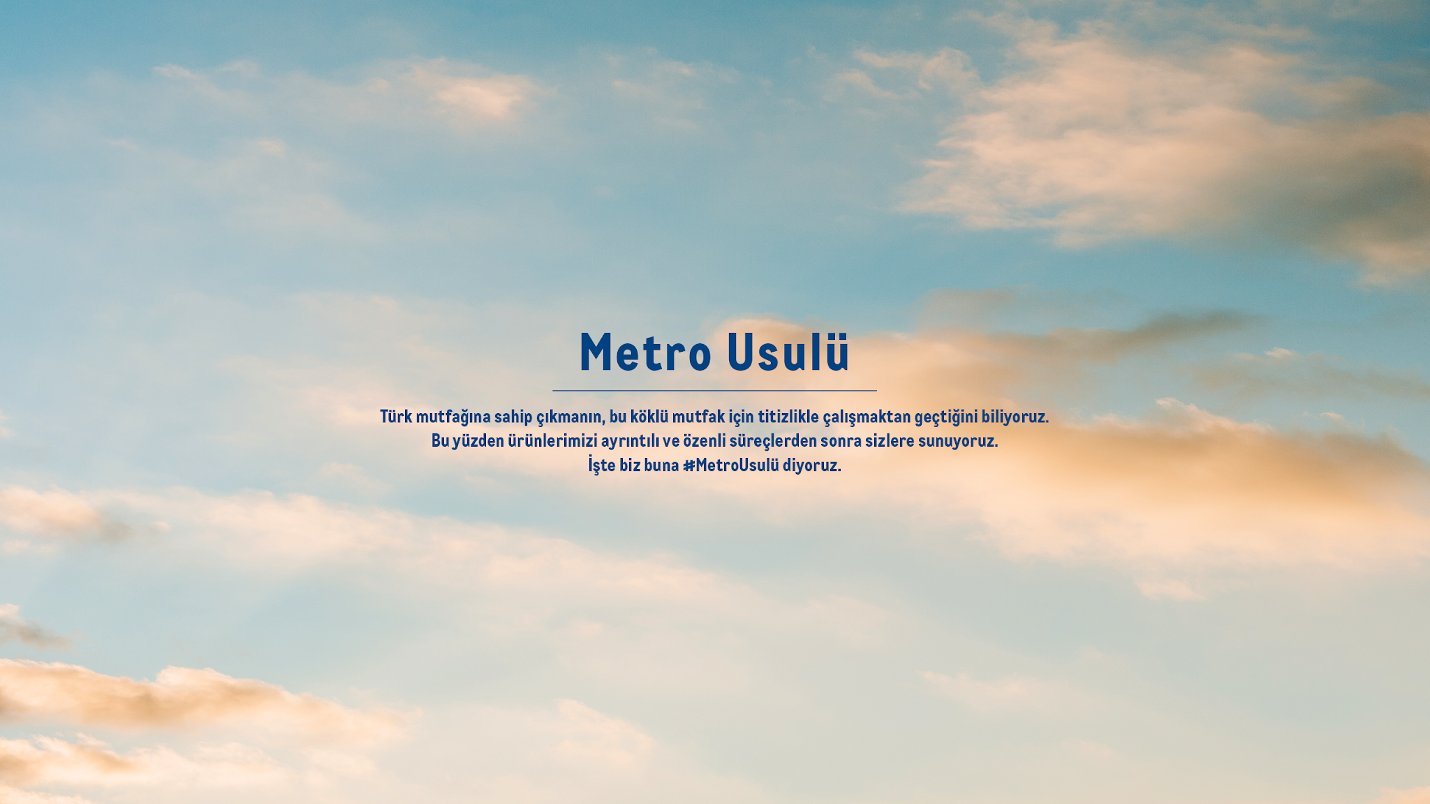 Metro Türkiye YouTube banner