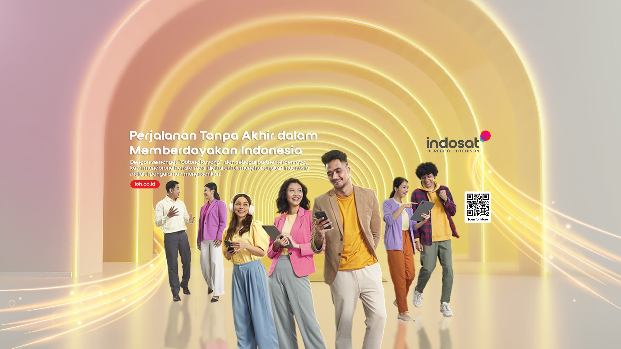 Indosat Ooredoo Hutchison YouTube banner