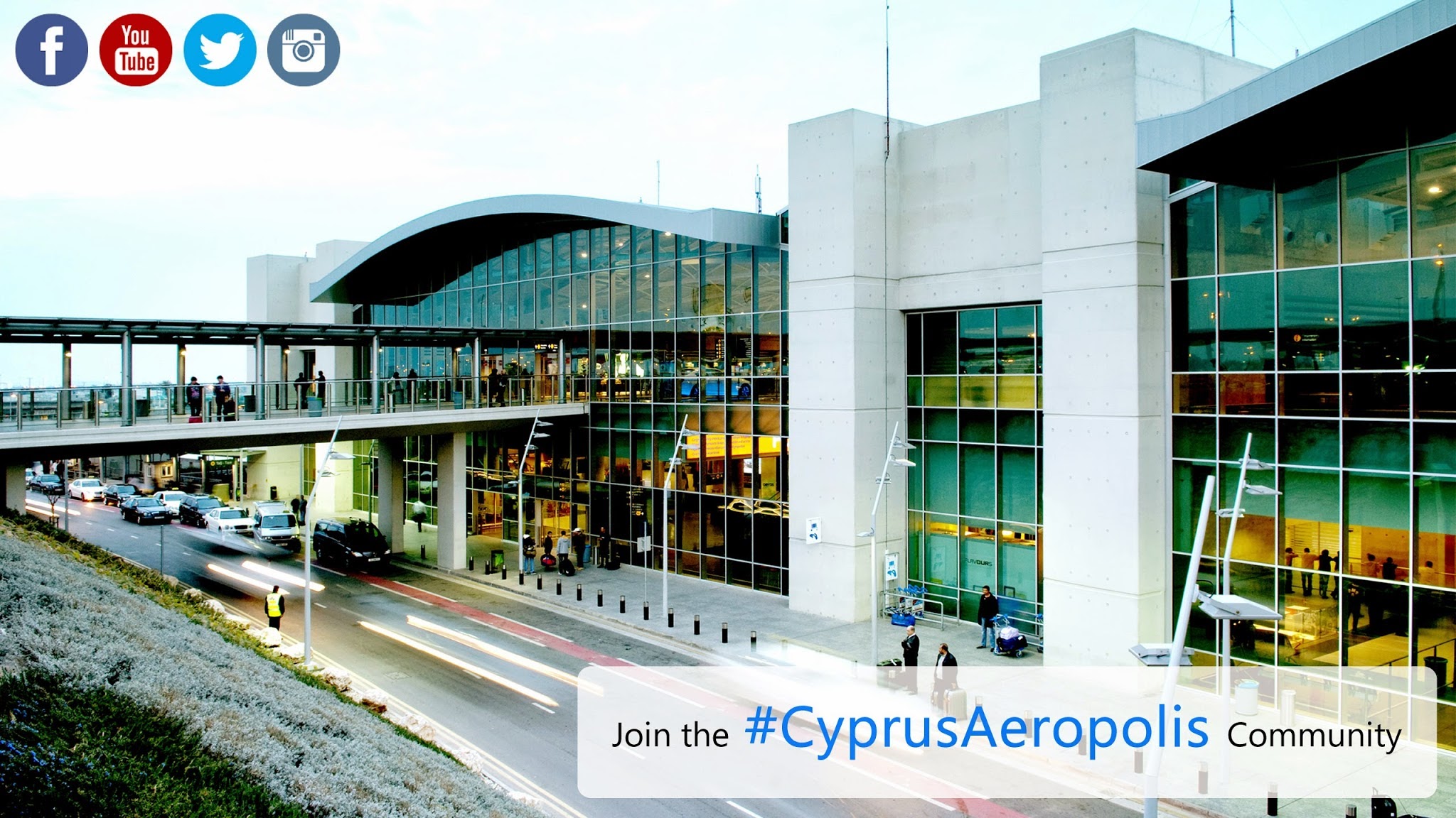 Cyprus Aeropolis - Larnaka and Pafos Airports YouTube banner