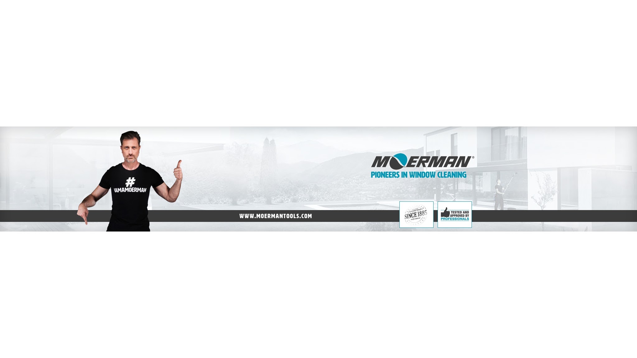 Moerman - Pioneers in window cleaning YouTube banner