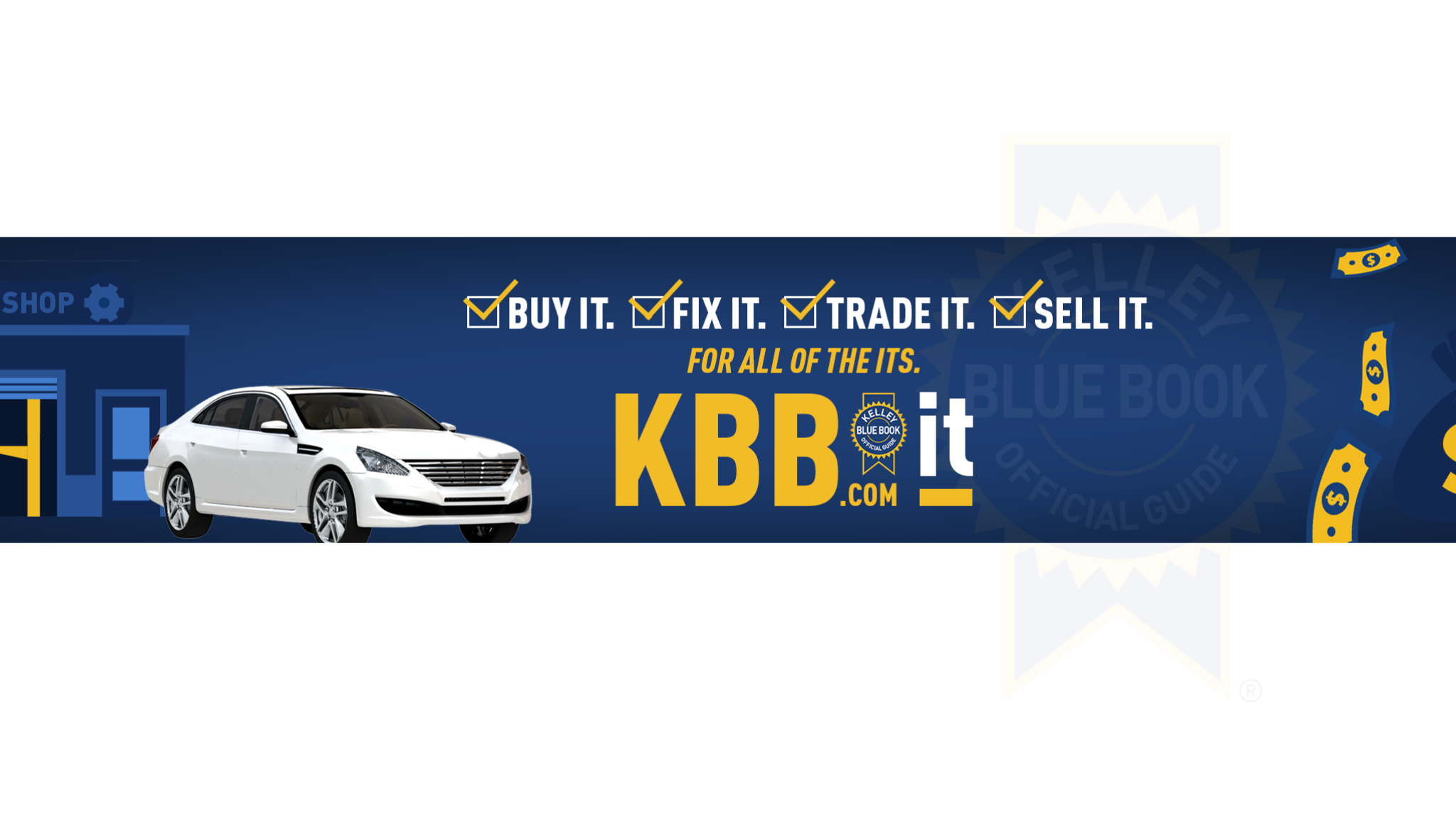 Kelley Blue Book YouTube banner