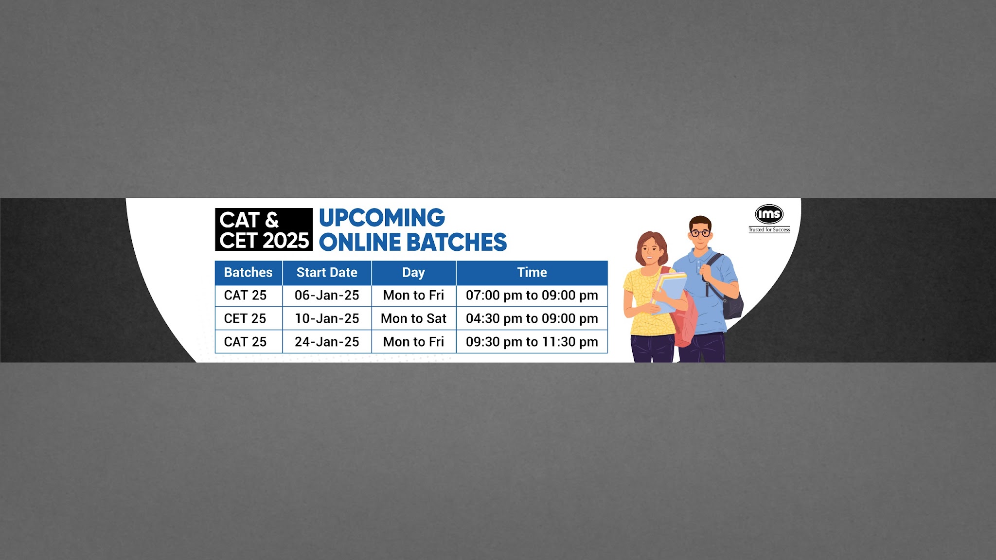  IMS CAT Prep YouTube banner