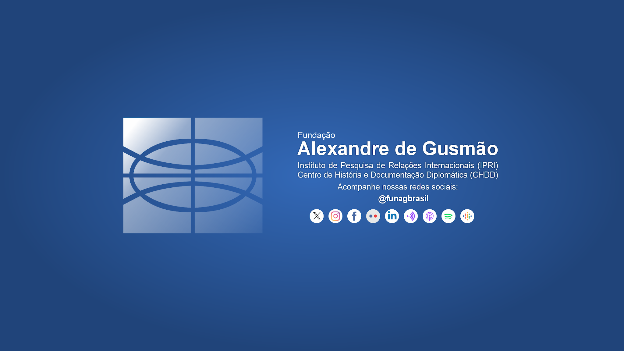 Fundação Alexandre de Gusmão  YouTube banner