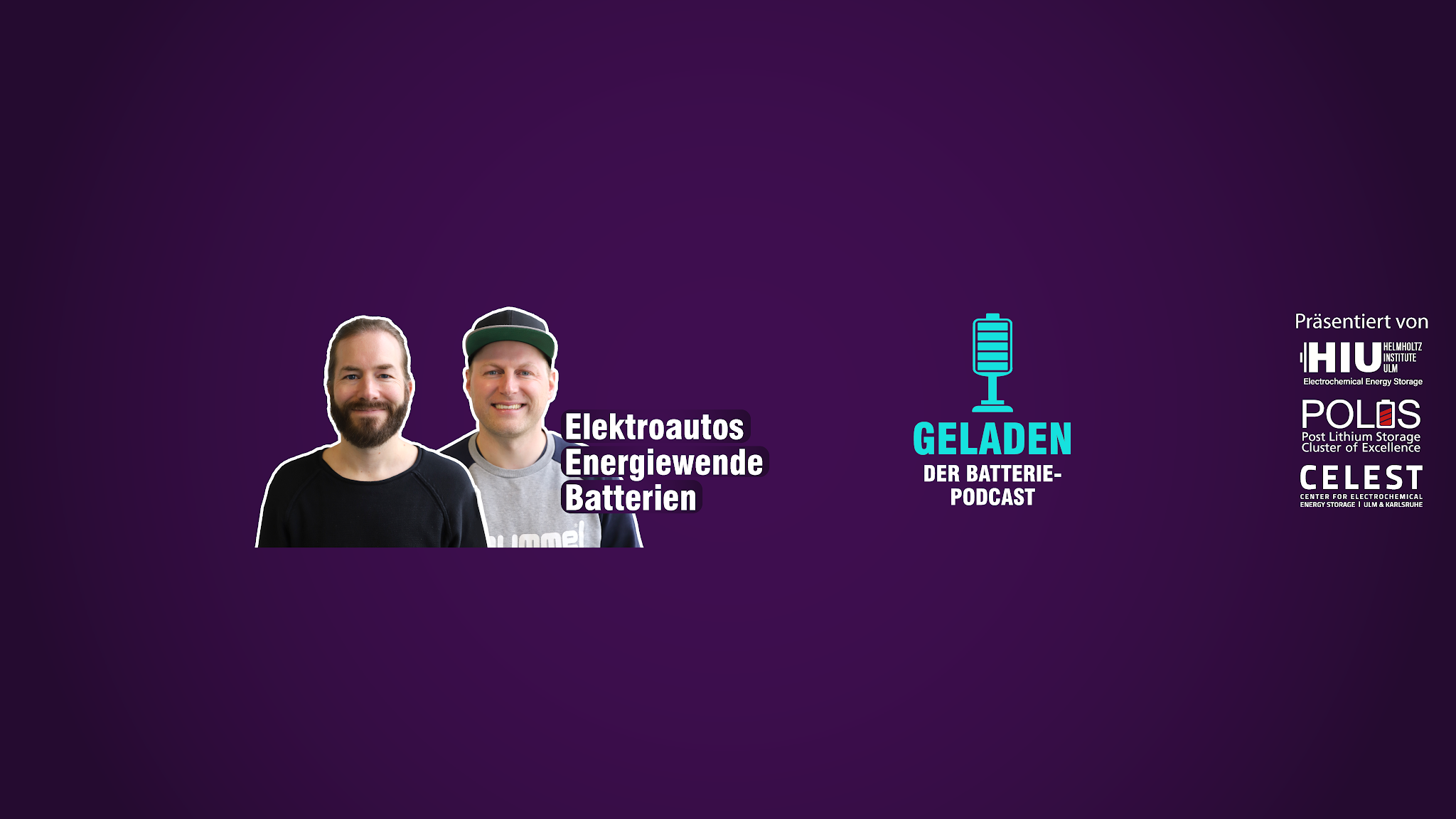 Geladen Batteriepodcast  YouTube banner