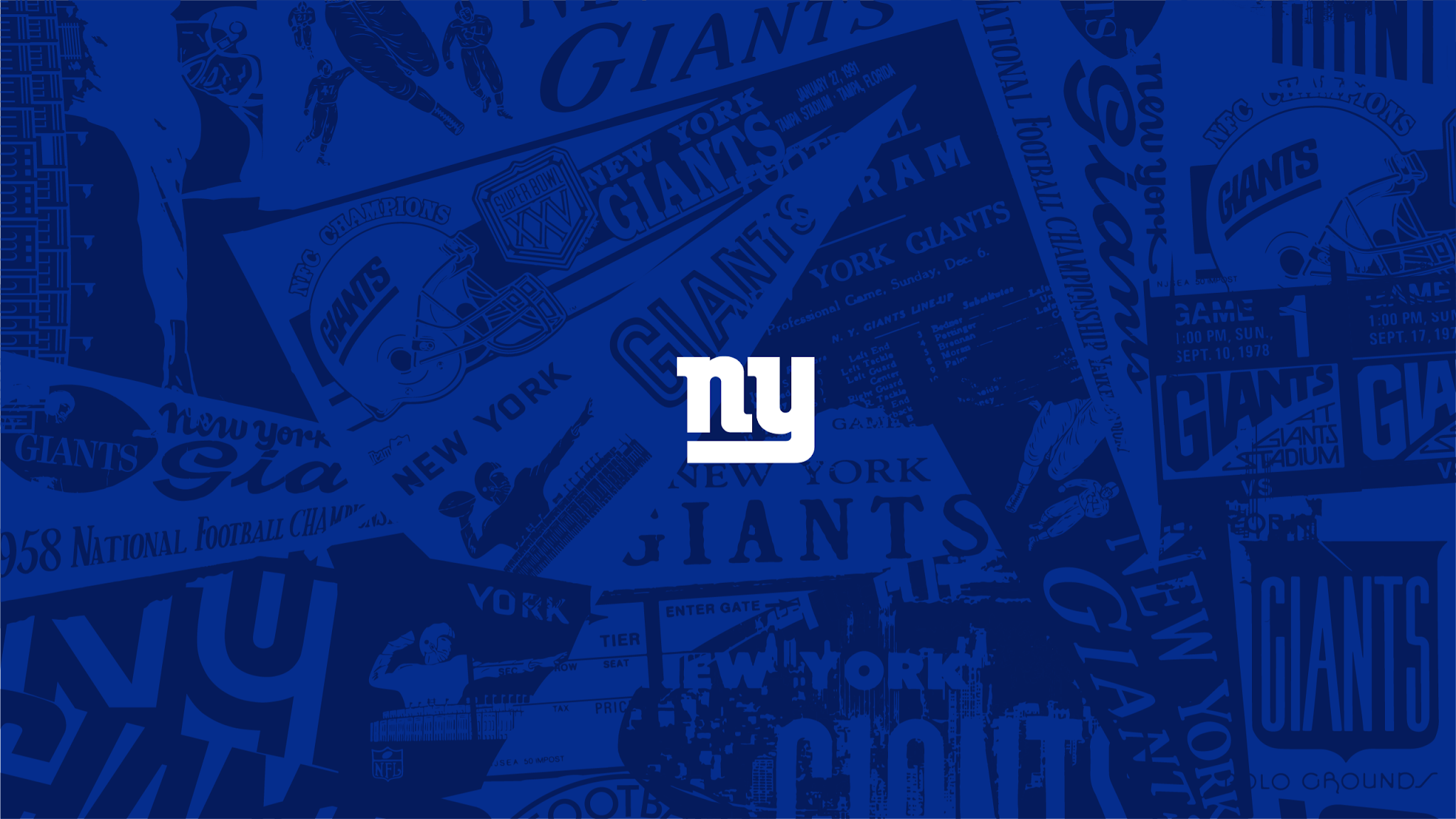 New York Giants YouTube banner