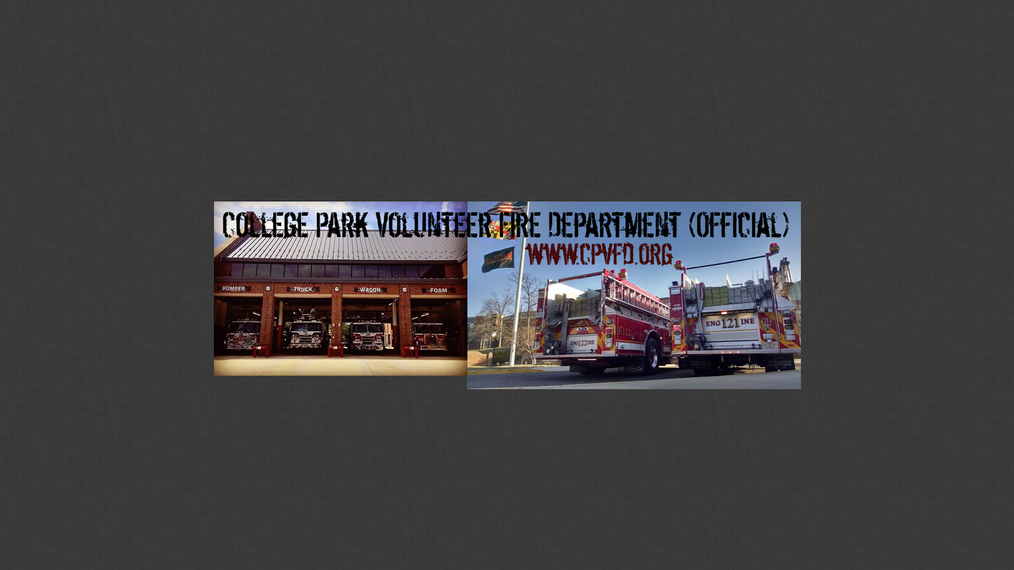 College Park Volunteer Fire Department (Official) YouTube banner