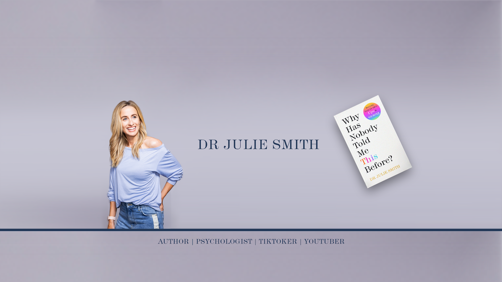 Dr Julie YouTube banner