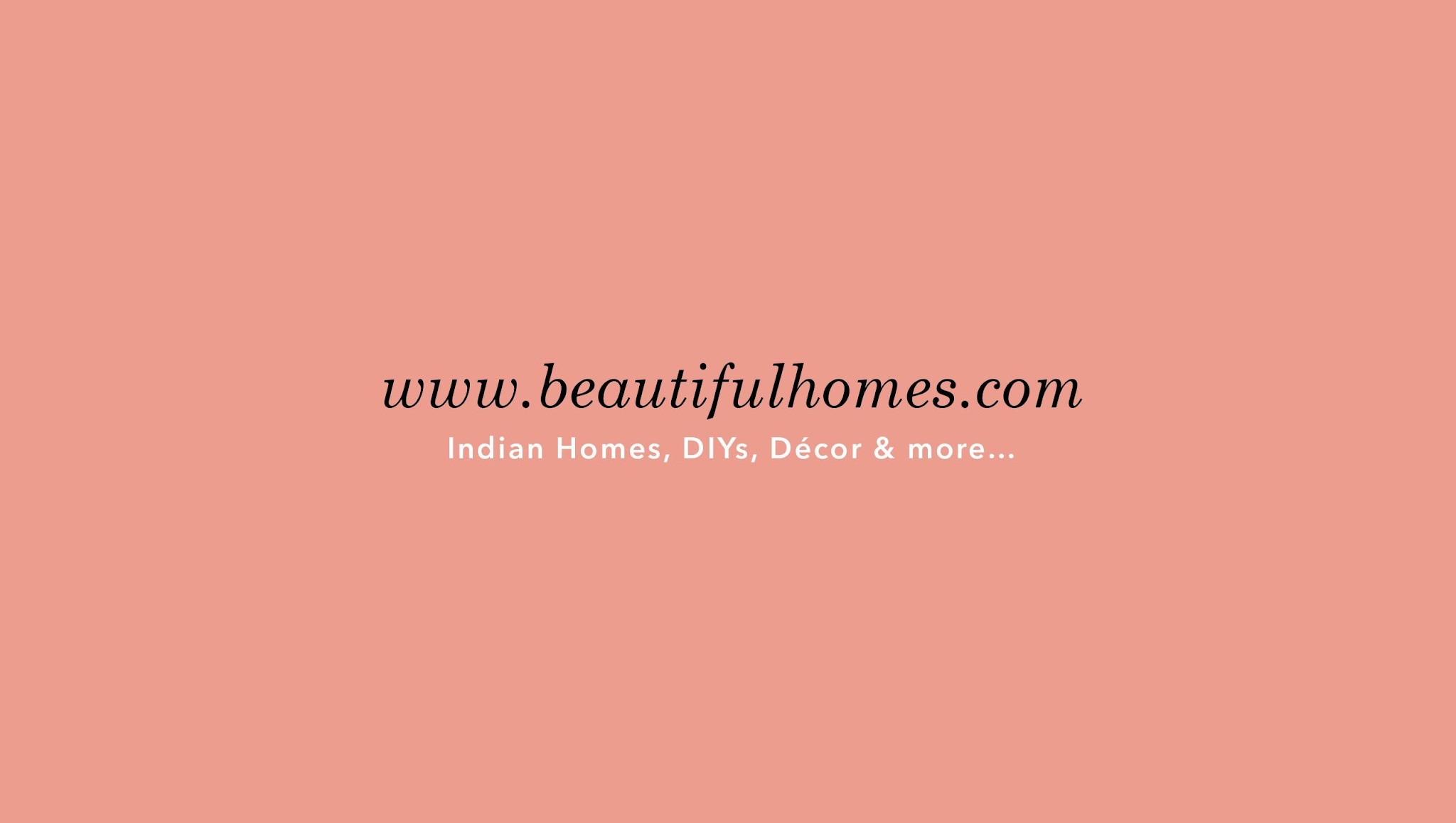 Beautiful Homes YouTube banner