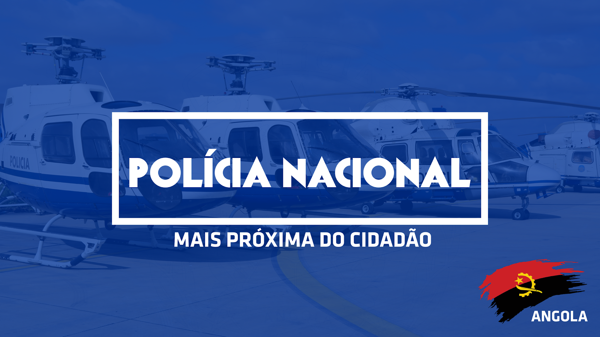 Polícia Nacional de Angola YouTube banner