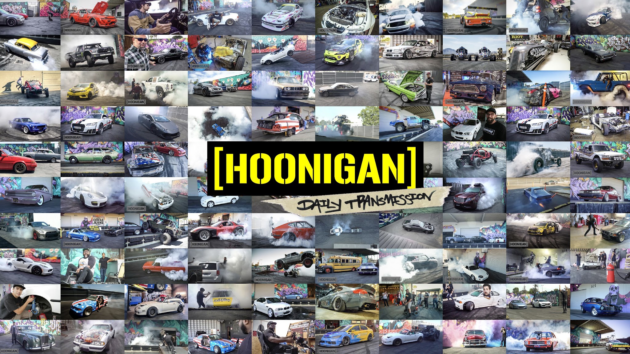 Hoonigan Daily Transmission YouTube banner