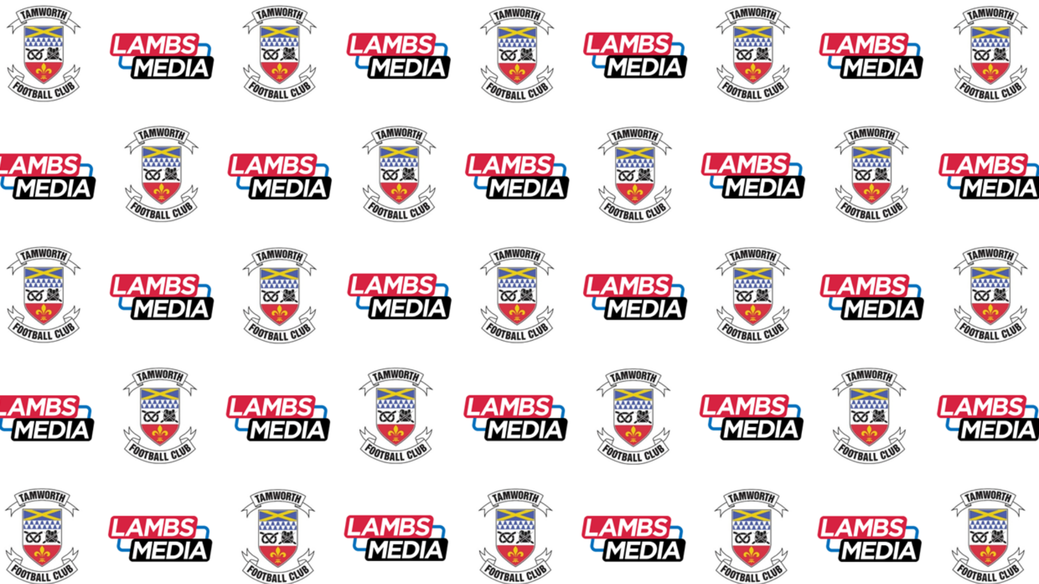 Tamworth FC - Lambs Media YouTube banner