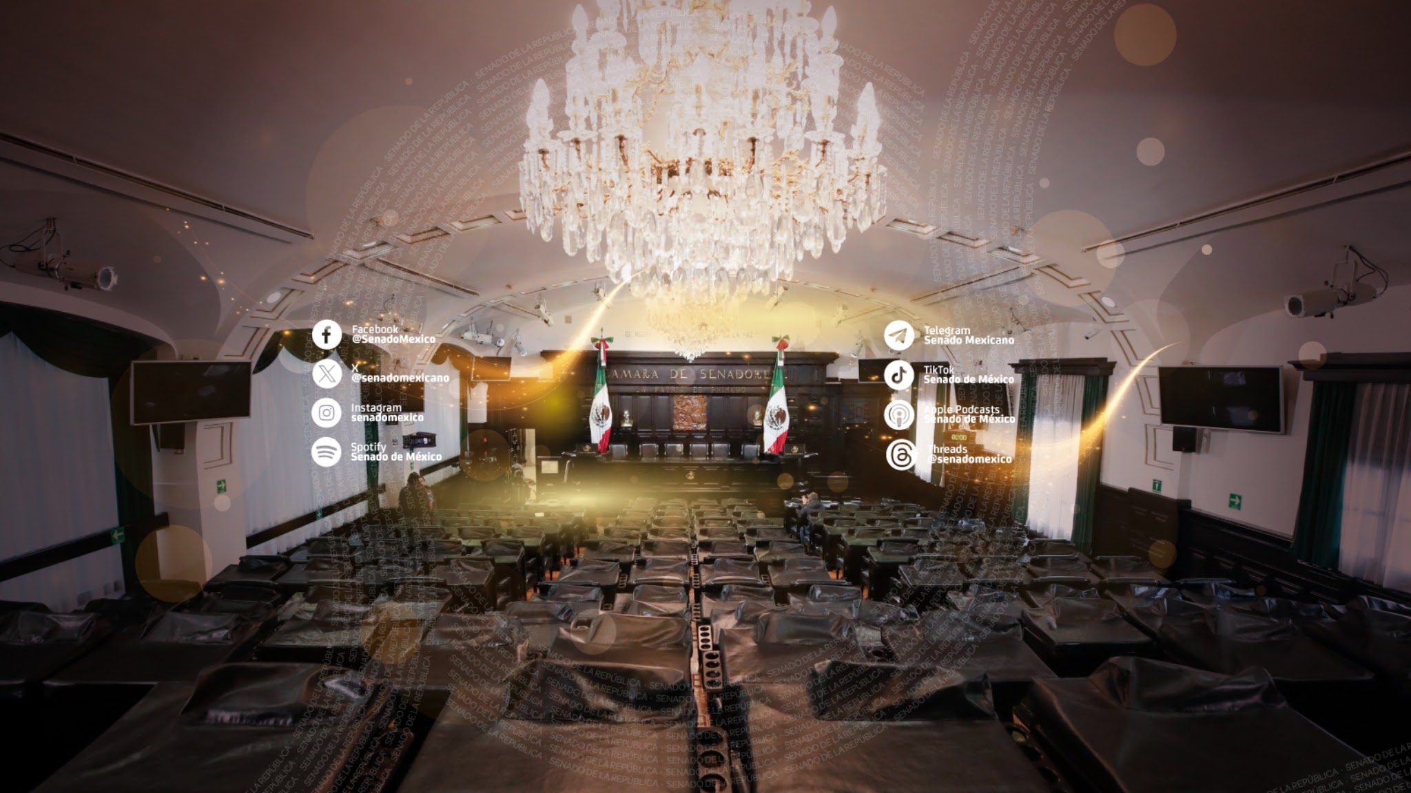 Senado de México. YouTube banner