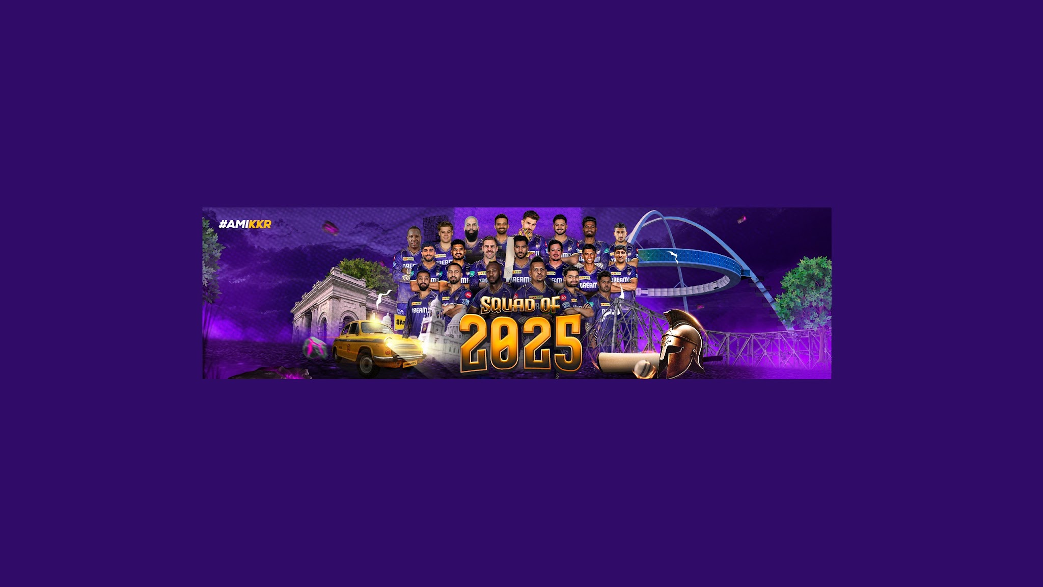 Kolkata Knight Riders YouTube banner