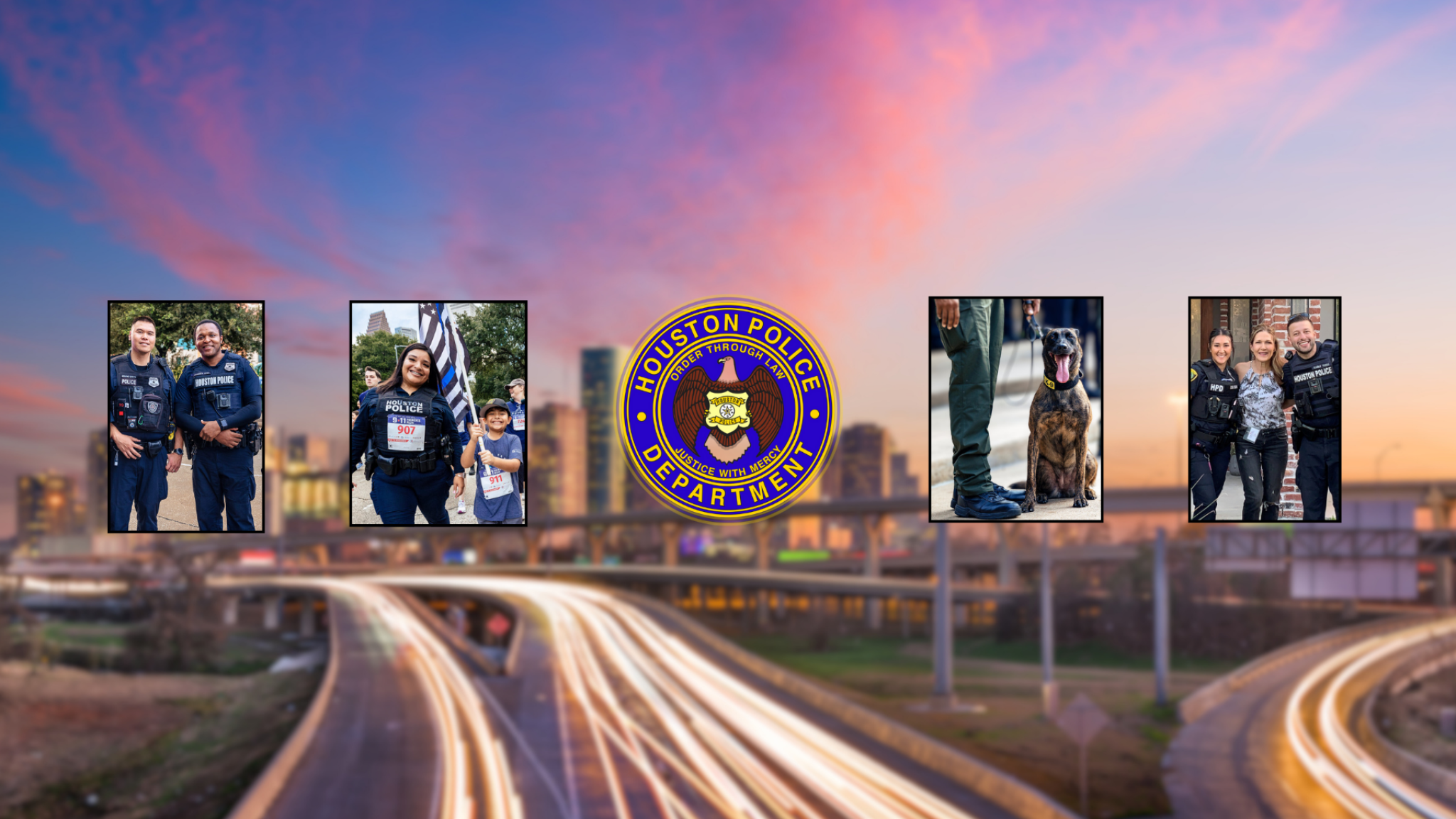 Houston Police YouTube banner