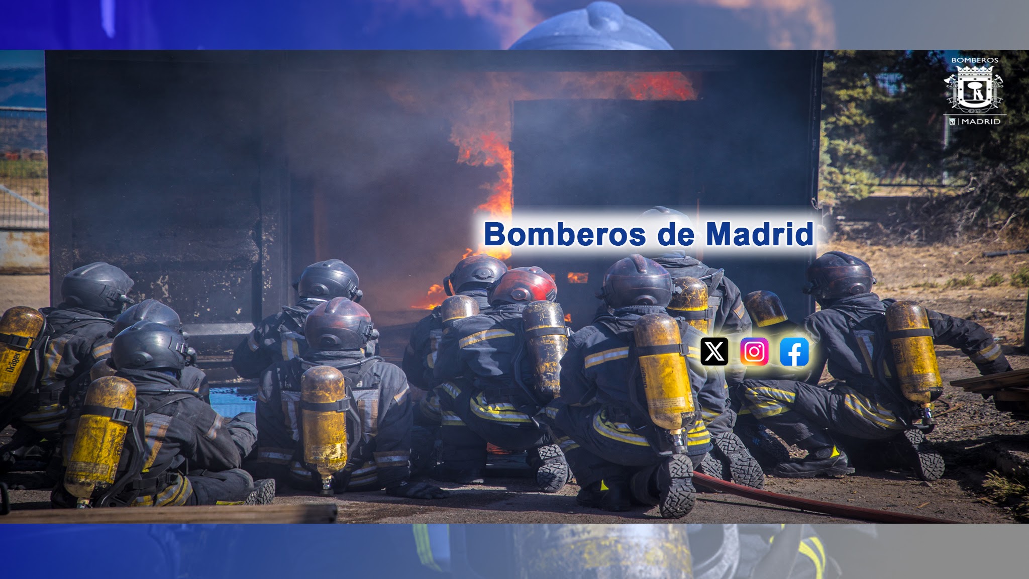 Bomberos Madrid YouTube banner