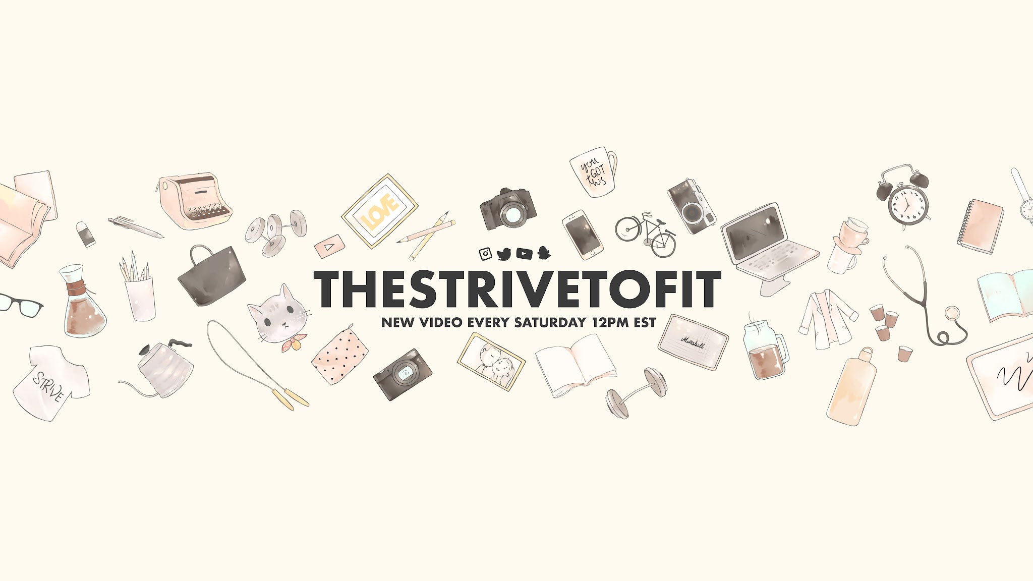 TheStriveToFit YouTube banner