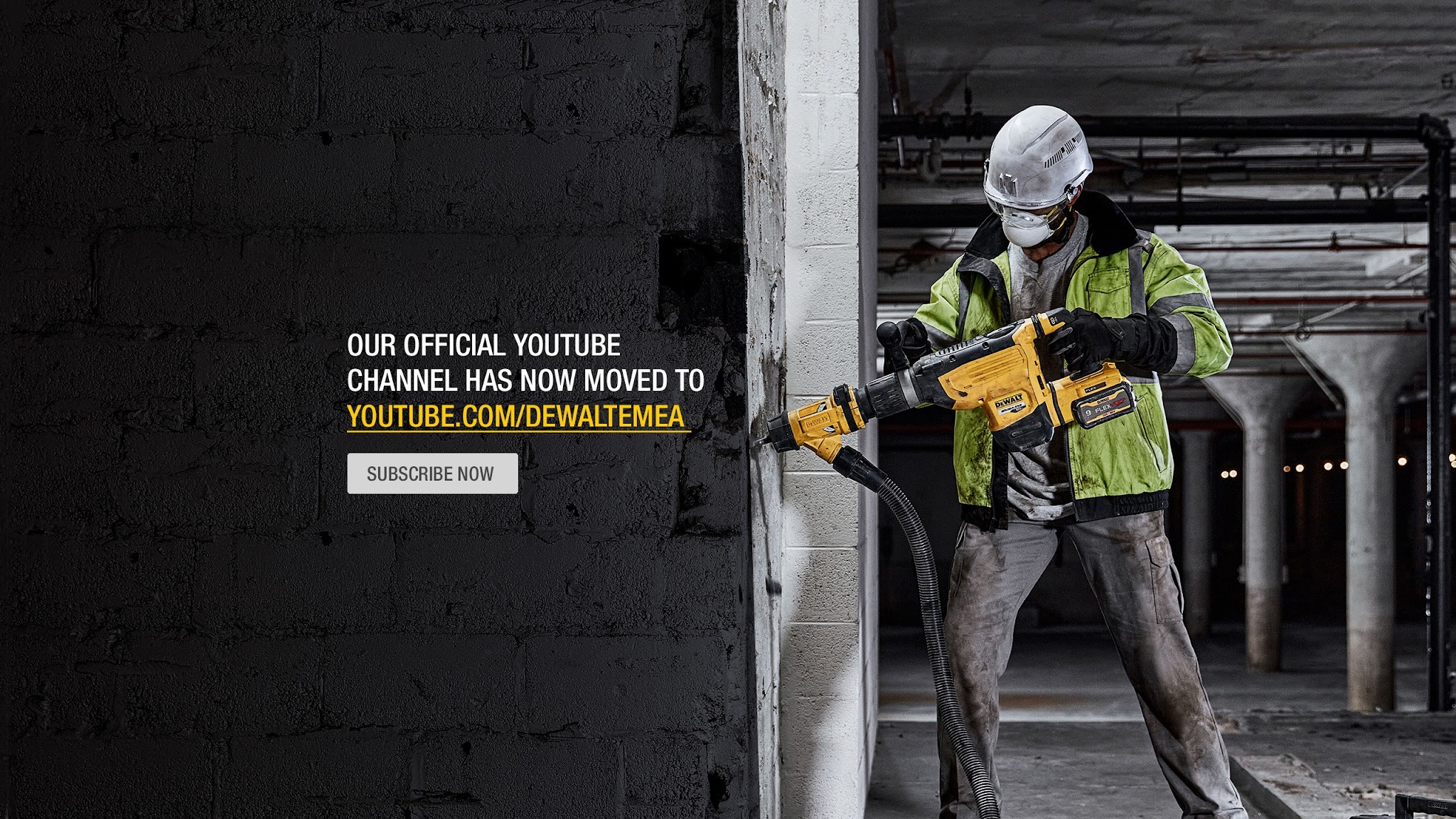 DEWALT UK YouTube banner