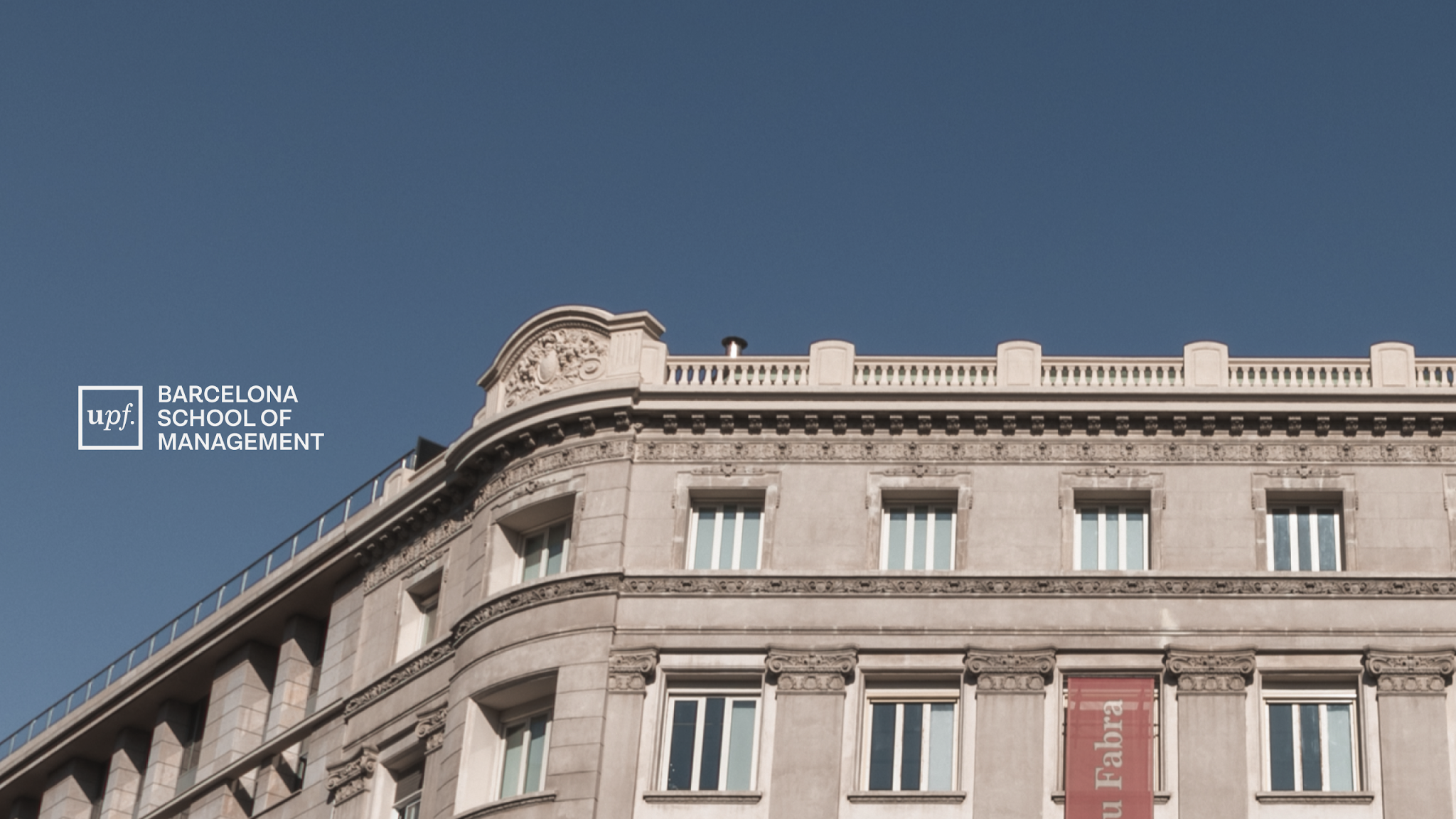 UPF Barcelona School of Management YouTube banner