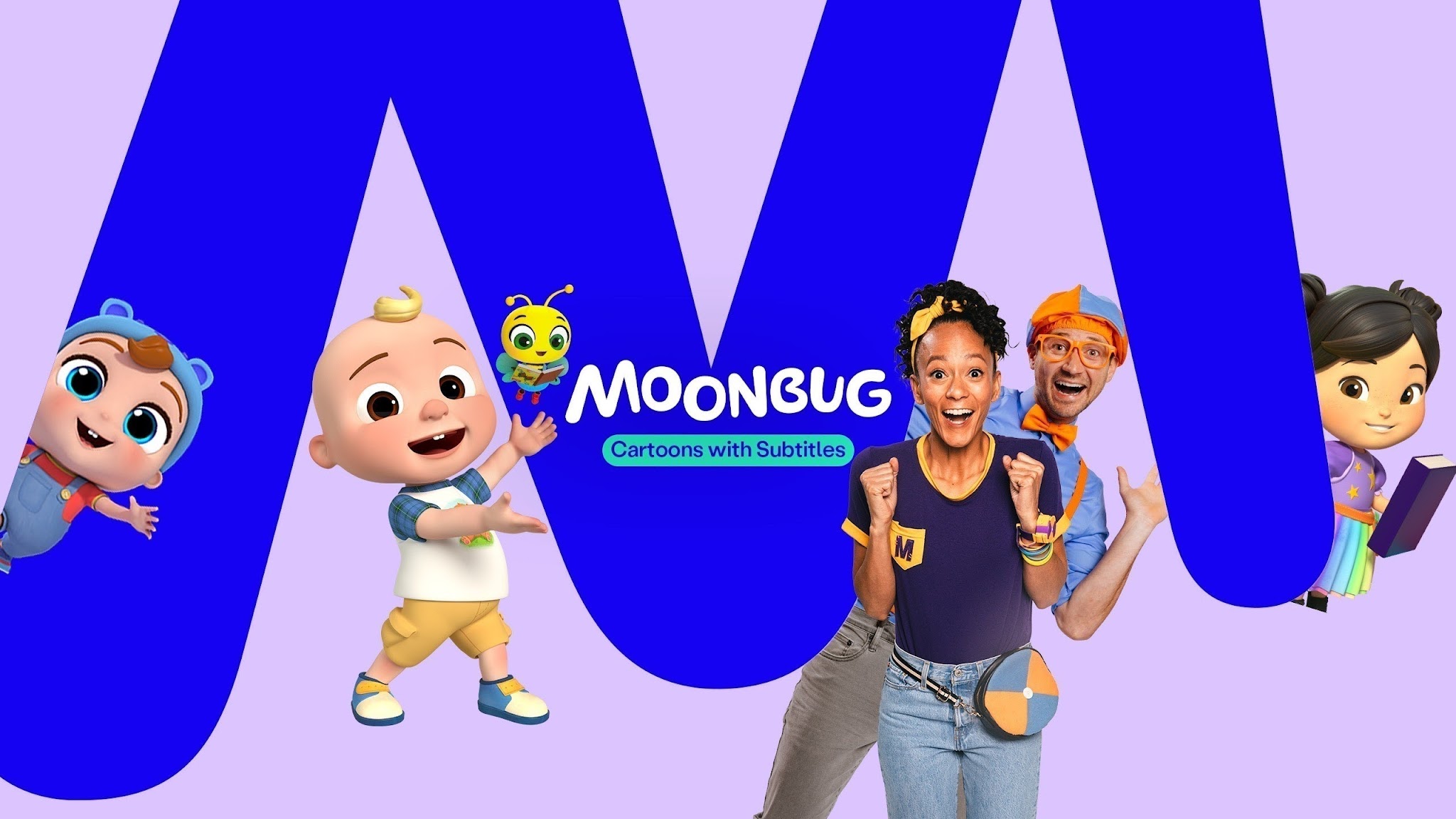 Moonbug Literacy - Read Along with Captions YouTube banner