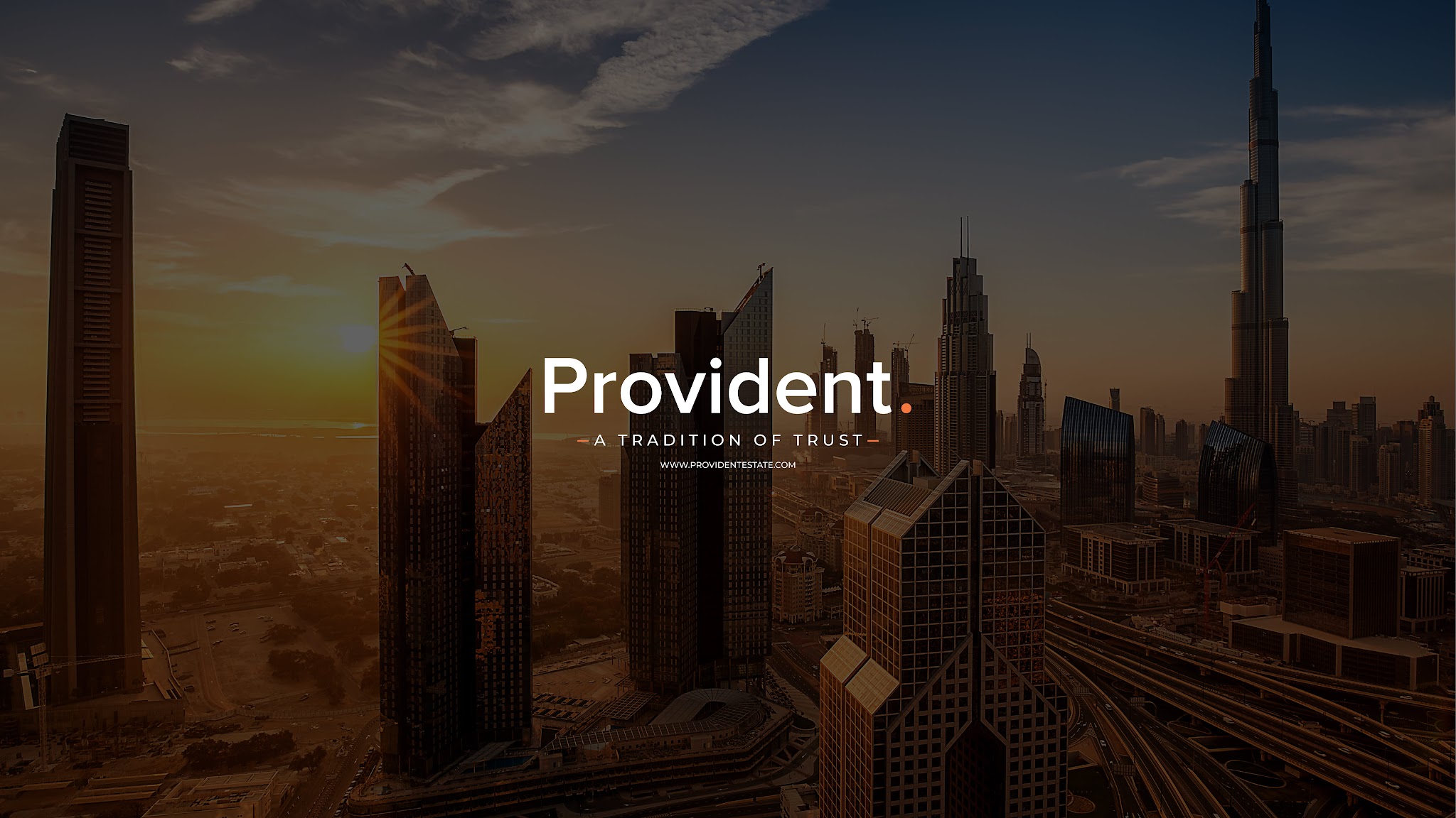 Provident Real Estate YouTube banner