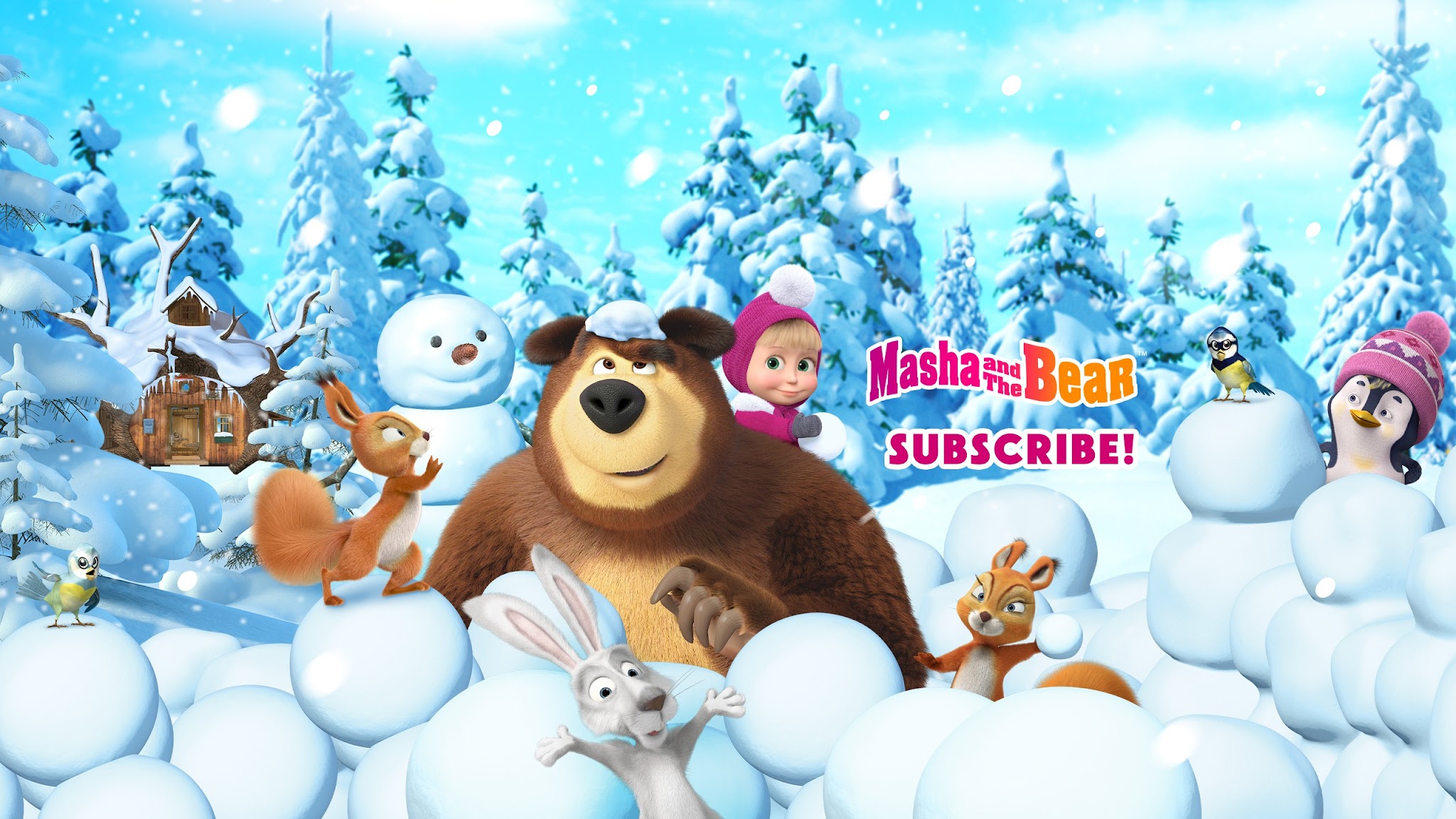 Masha and The Bear YouTube banner