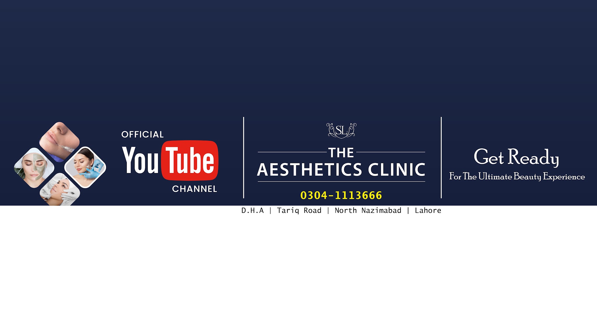 Shaista Lodhi Aesthetics Clinic YouTube banner