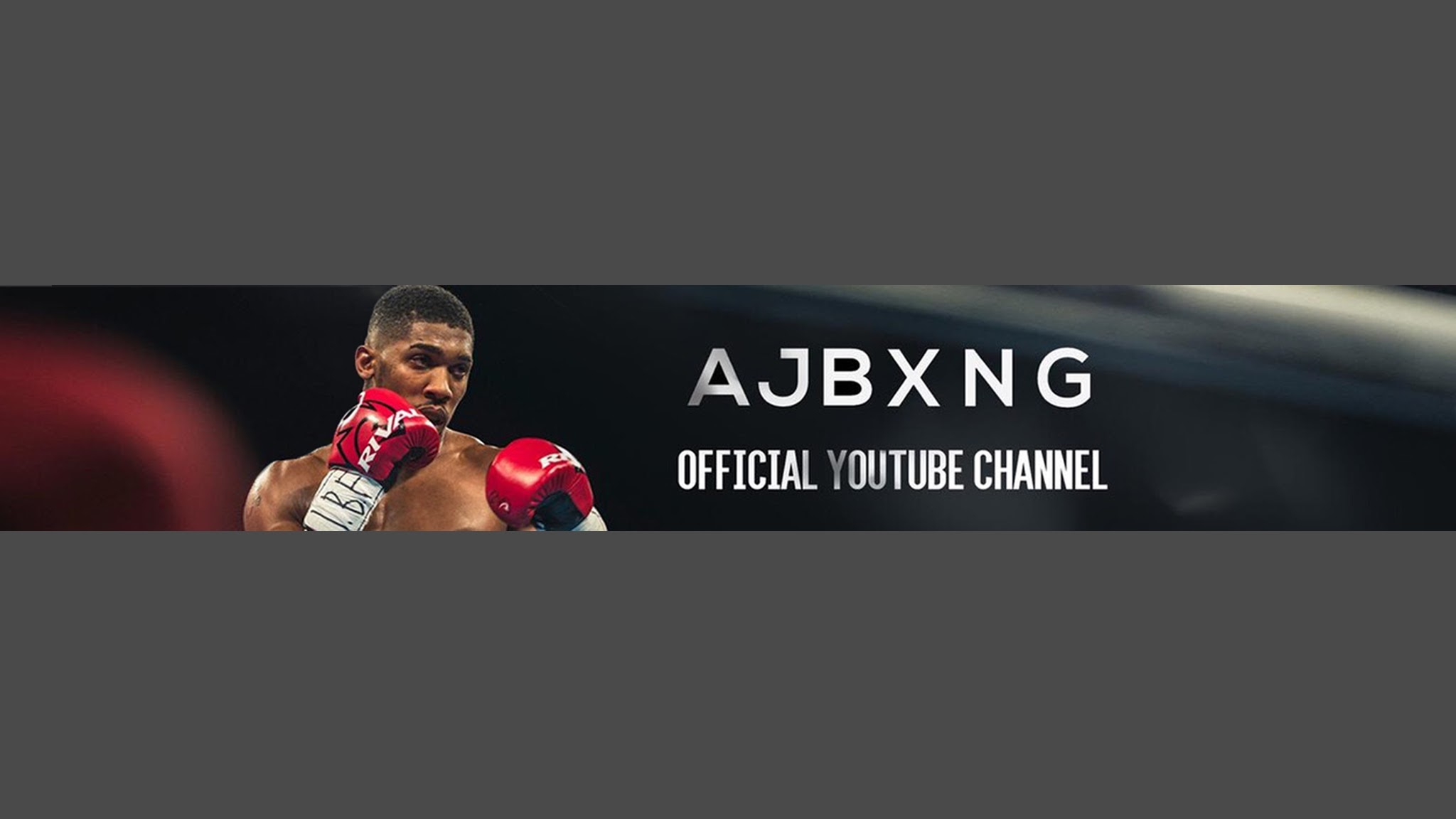 Anthony Joshua YouTube banner