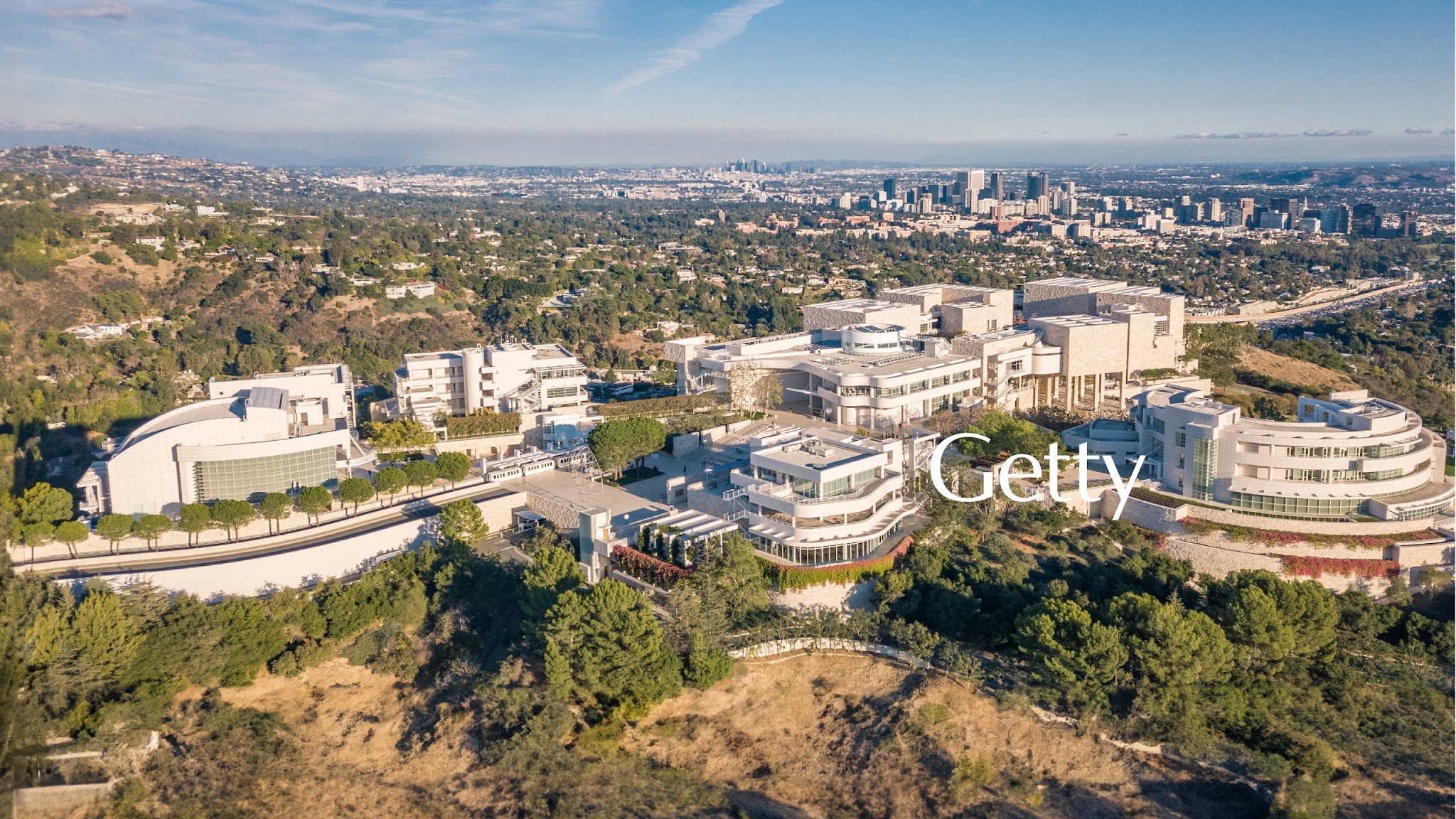 The Getty YouTube banner