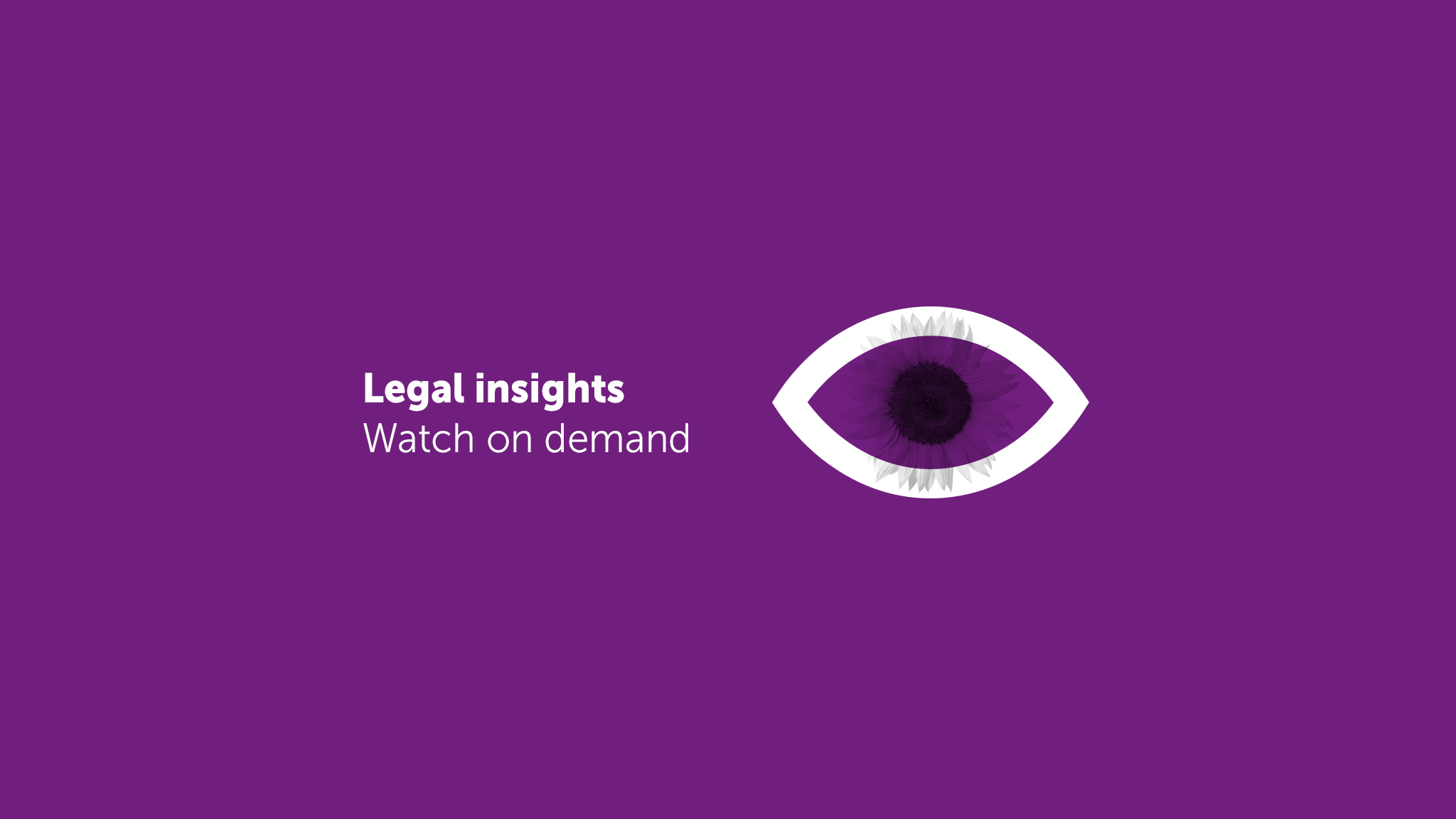 Eversheds Sutherland - Legal Insights YouTube banner