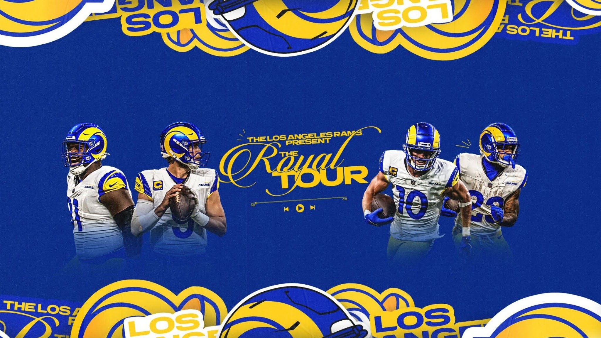 Los Angeles Rams YouTube banner