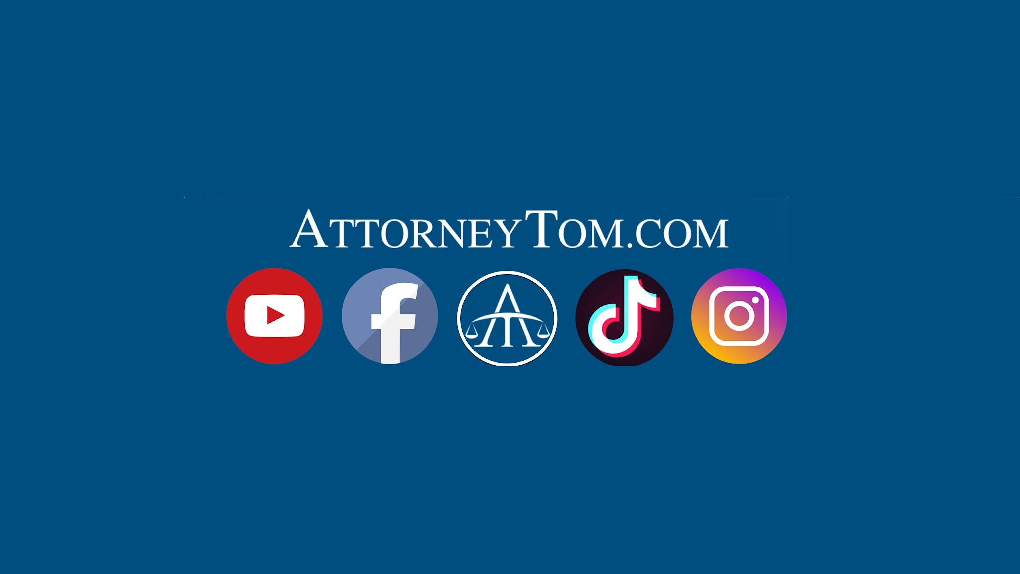 AttorneyTom YouTube banner