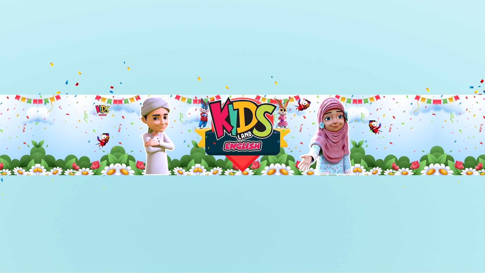 Kids Land English YouTube banner