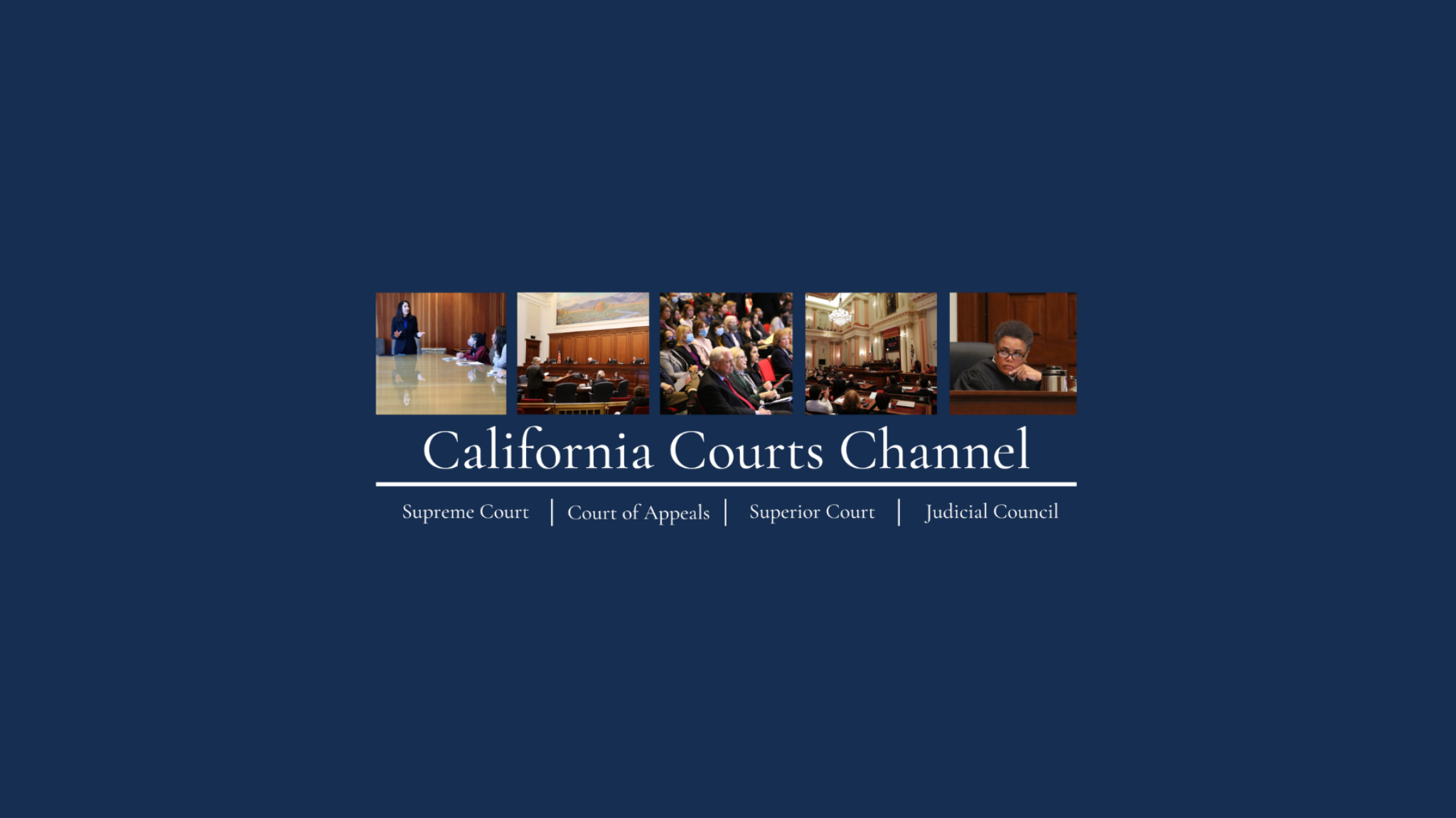 CaliforniaCourts YouTube banner