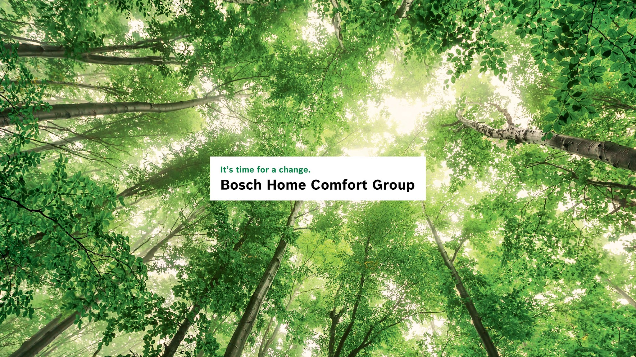 Bosch Home Comfort USA YouTube banner